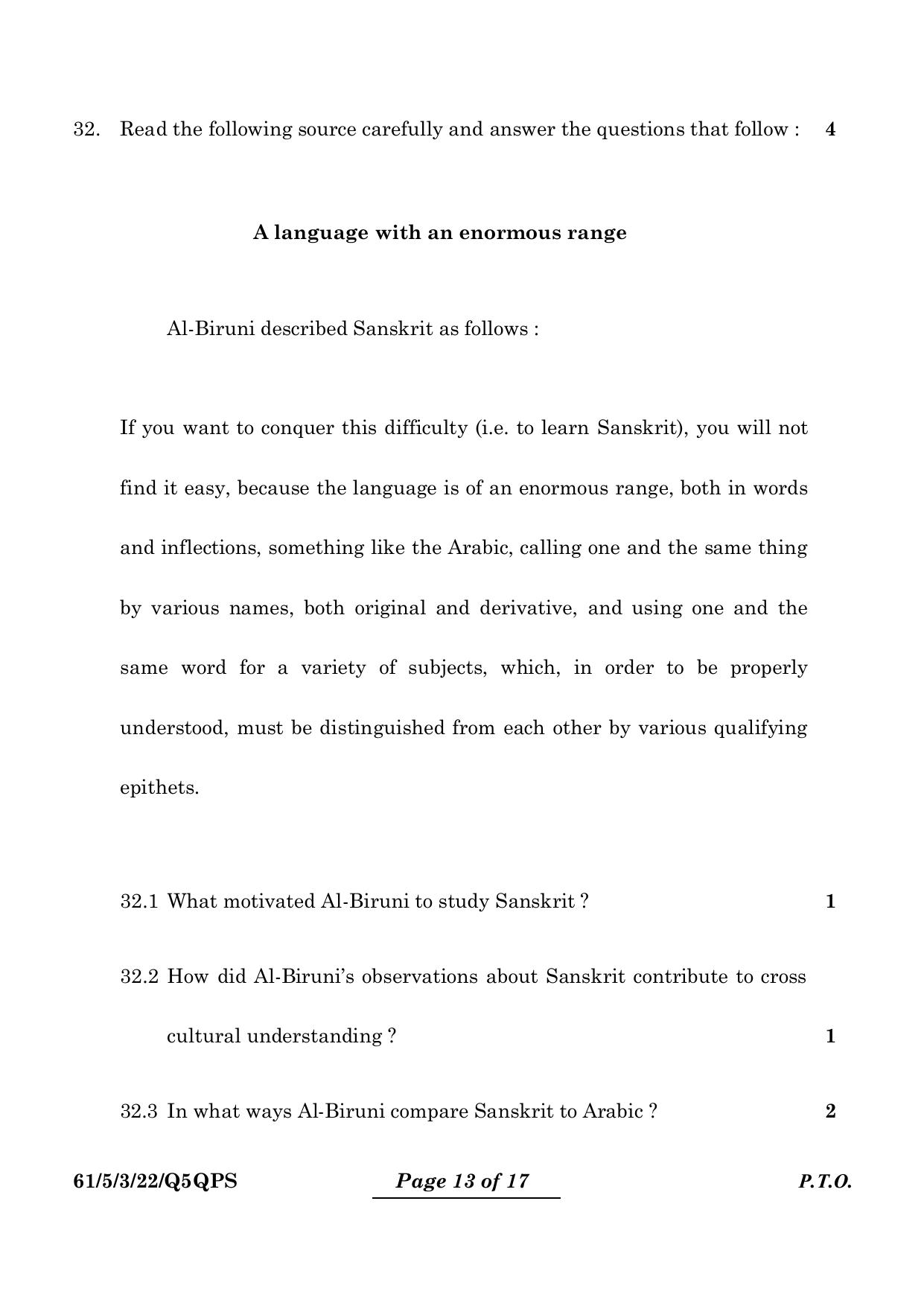 CBSE Class 12 61-5-3 History 2024 Question Paper - Page 13