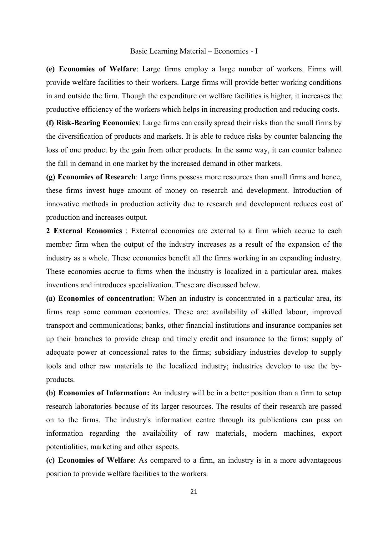 TS SCERT Inter 2nd Year Economics I yr EM Path 1 (Telugu Medium) Text Book - Page 22