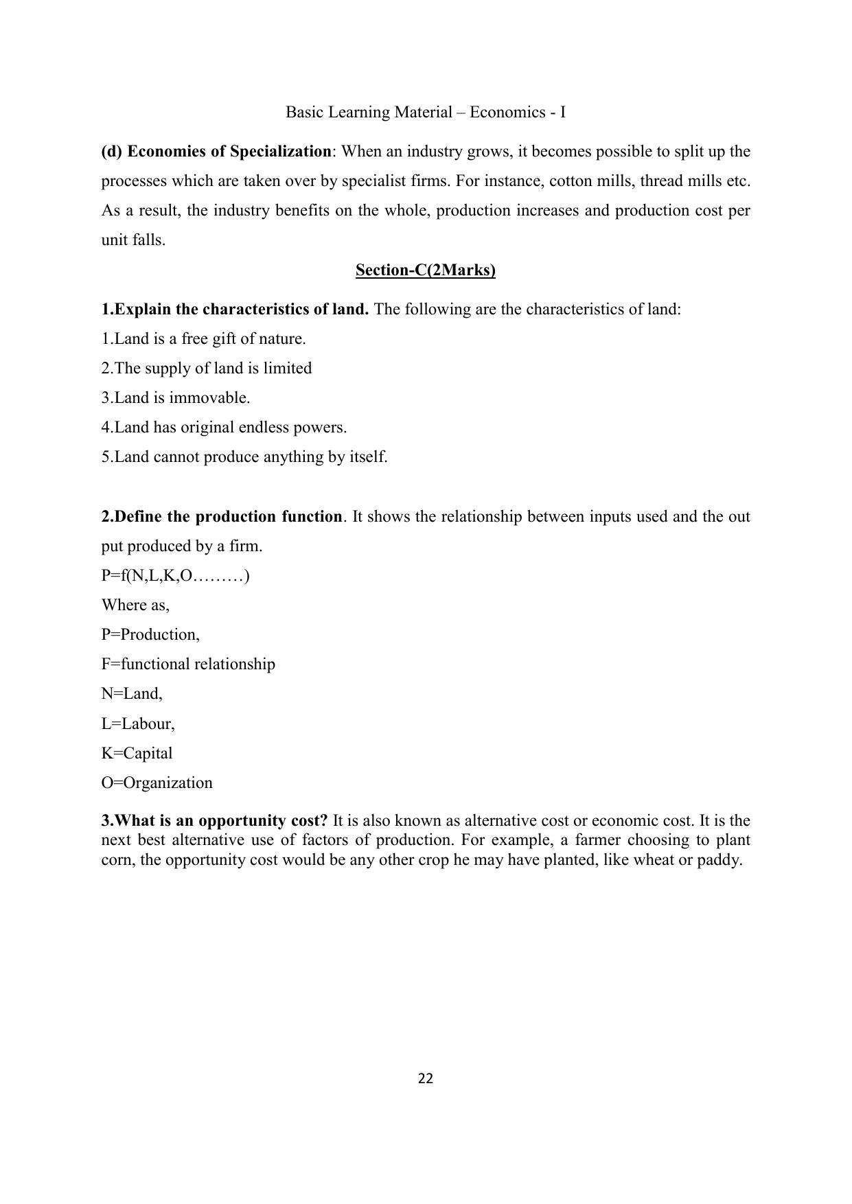 TS SCERT Inter 2nd Year Economics I yr EM Path 1 (Telugu Medium) Text Book - Page 23