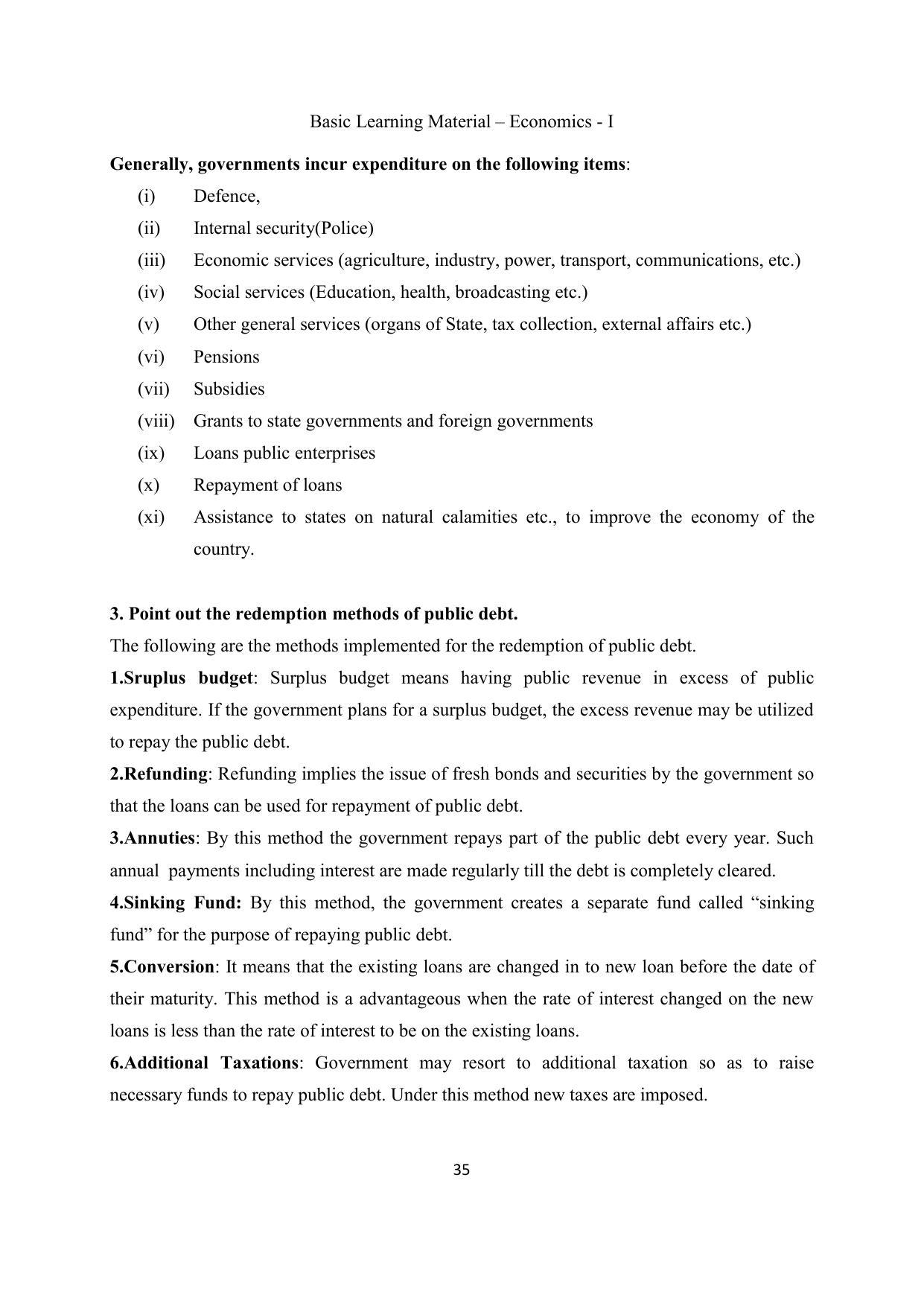 TS SCERT Inter 2nd Year Economics I yr EM Path 1 (Telugu Medium) Text Book - Page 36