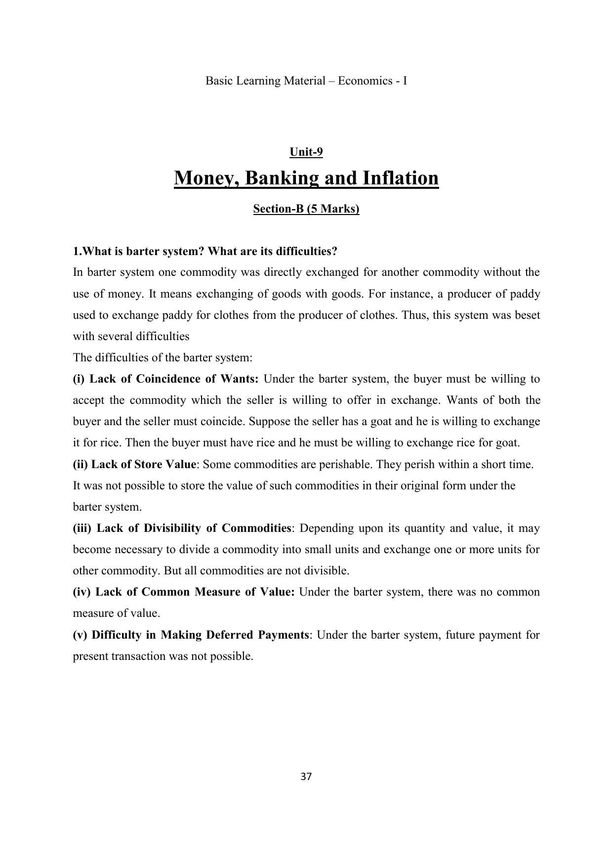 TS SCERT Inter 2nd Year Economics I yr EM Path 1 (Telugu Medium) Text Book - Page 38