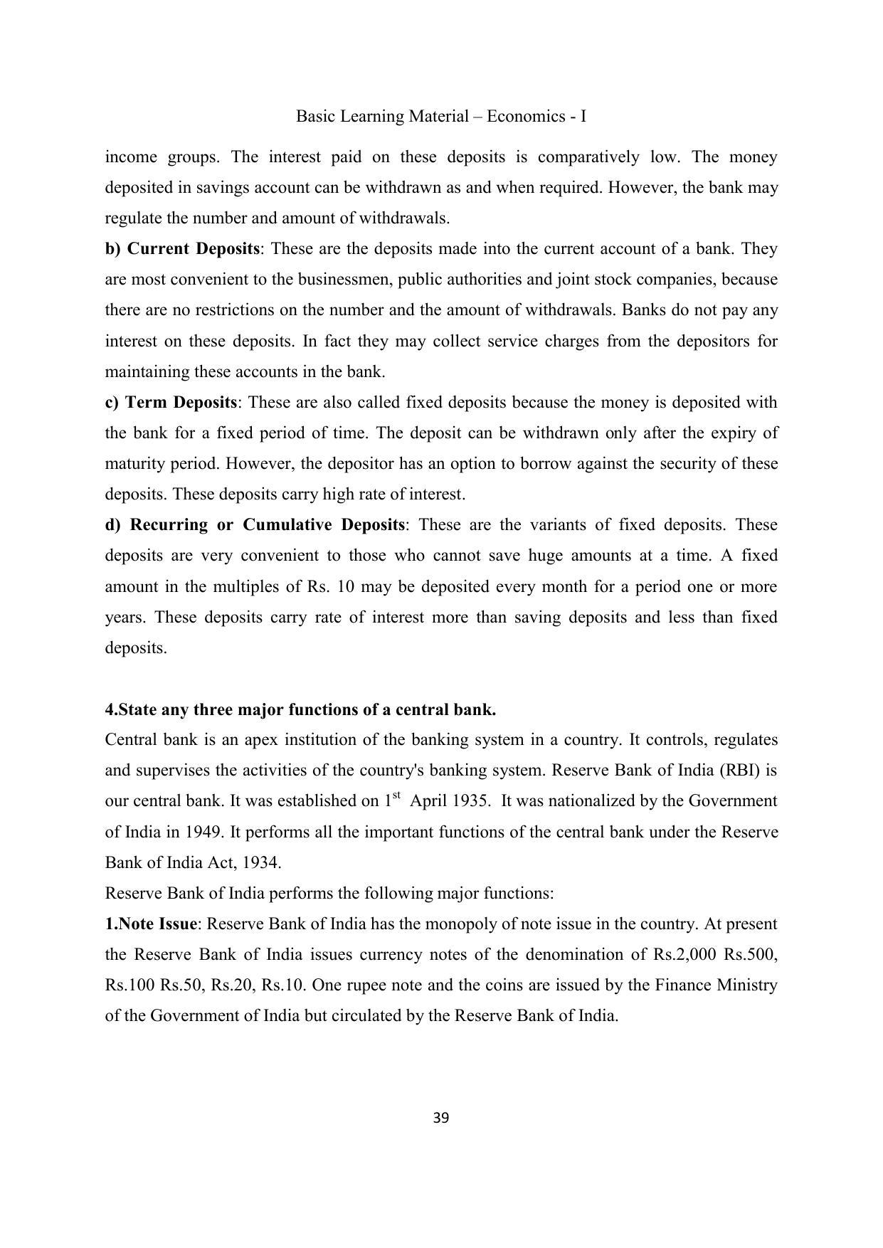 TS SCERT Inter 2nd Year Economics I yr EM Path 1 (Telugu Medium) Text Book - Page 40