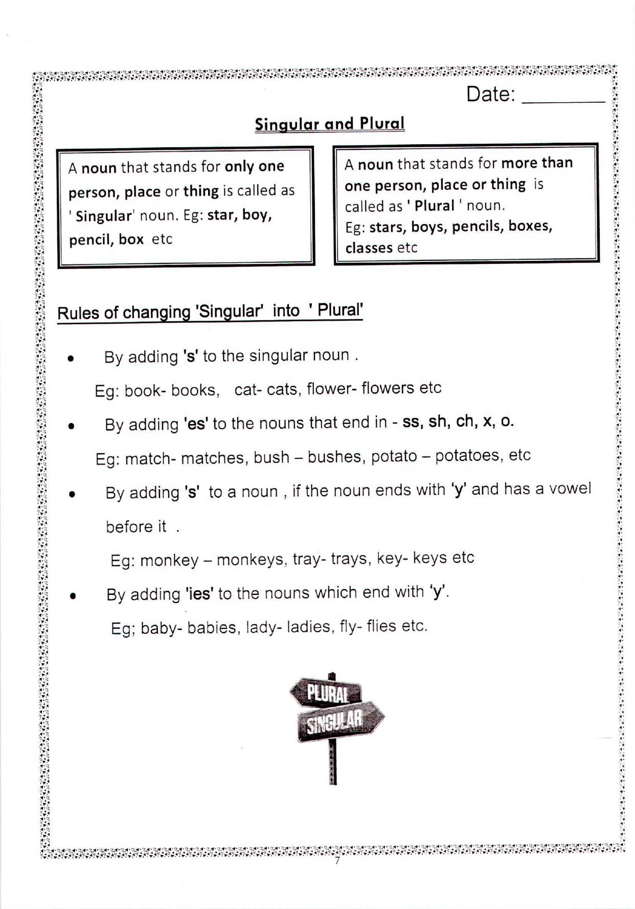 Worksheet for Class 2 English Assignment 102 Simple Past Tense - Page 2