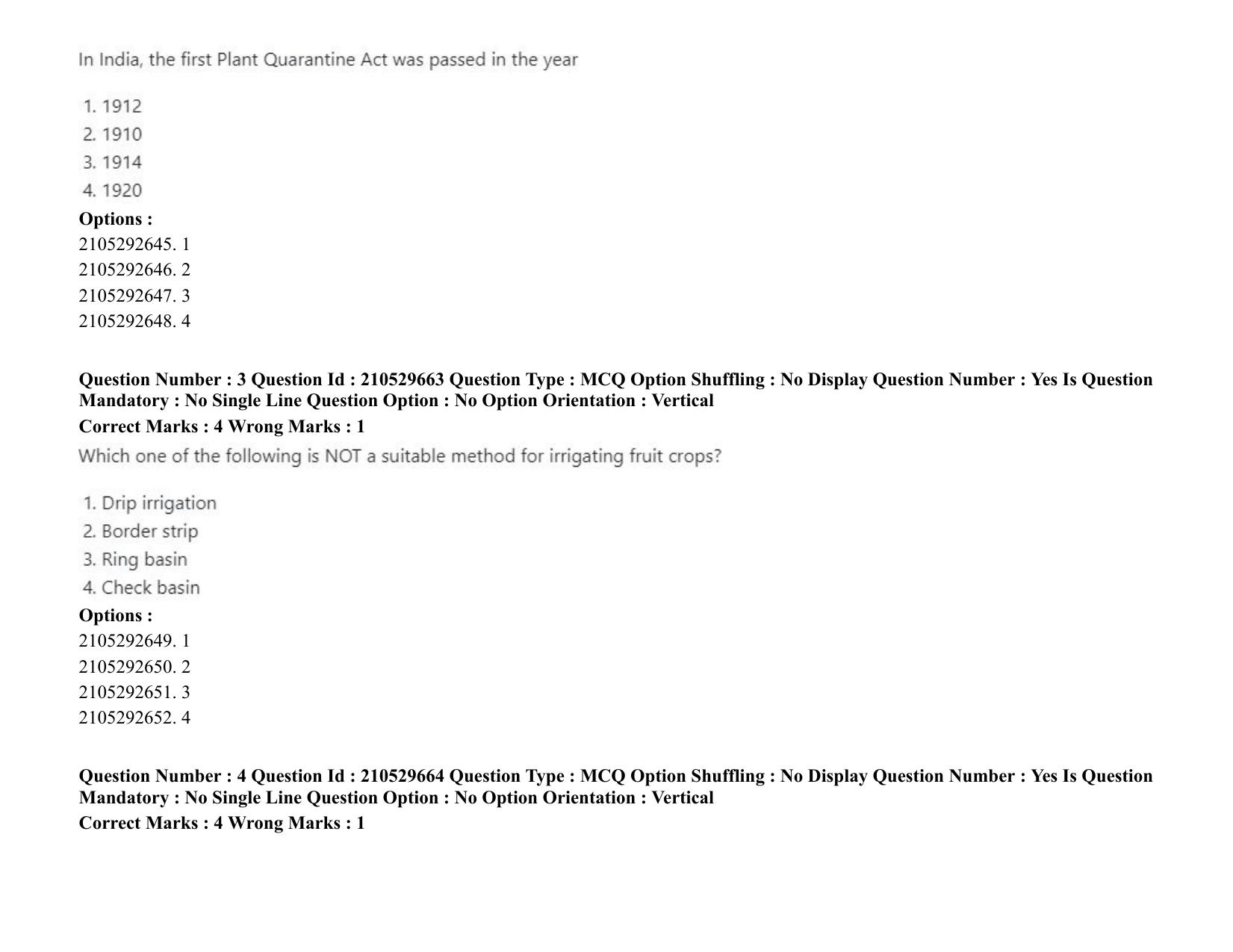 ICAR AIEEA PG 2020 ENTOMOLOGY AND NEMATOLOGY Question Paper - Page 3