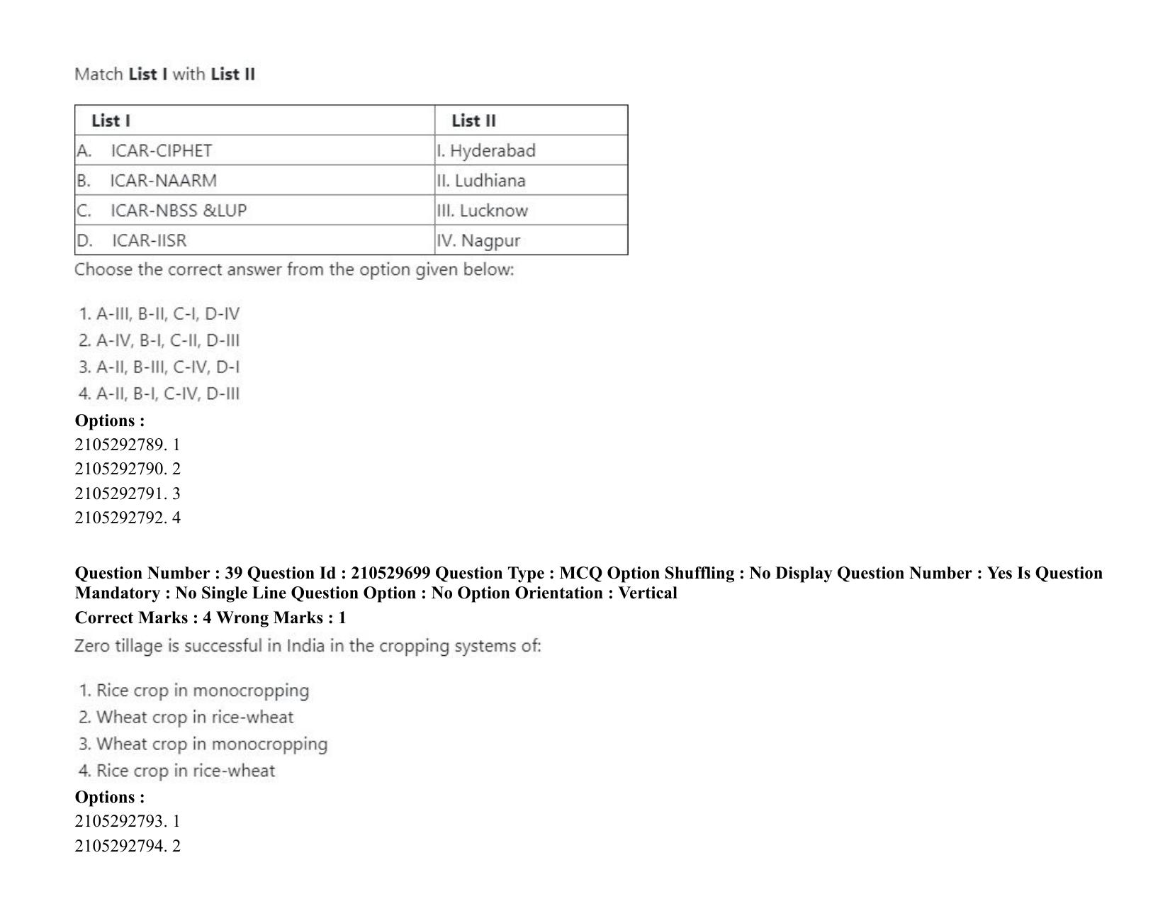 ICAR AIEEA PG 2020 ENTOMOLOGY AND NEMATOLOGY Question Paper - Page 24