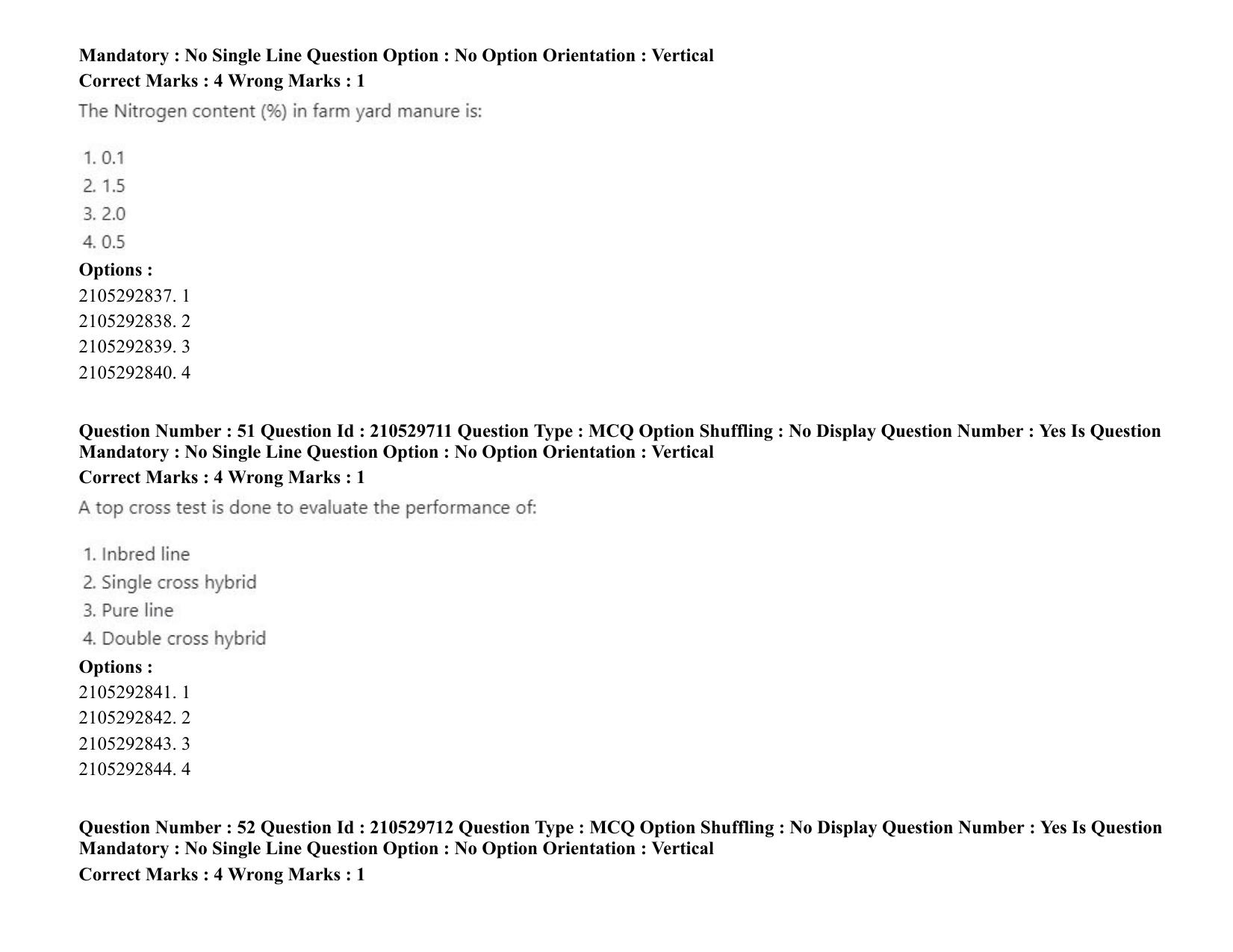 ICAR AIEEA PG 2020 ENTOMOLOGY AND NEMATOLOGY Question Paper - Page 30