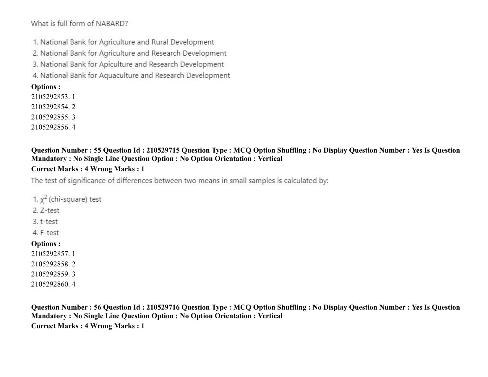 ICAR AIEEA PG 2020 ENTOMOLOGY AND NEMATOLOGY Question Paper - Page 32