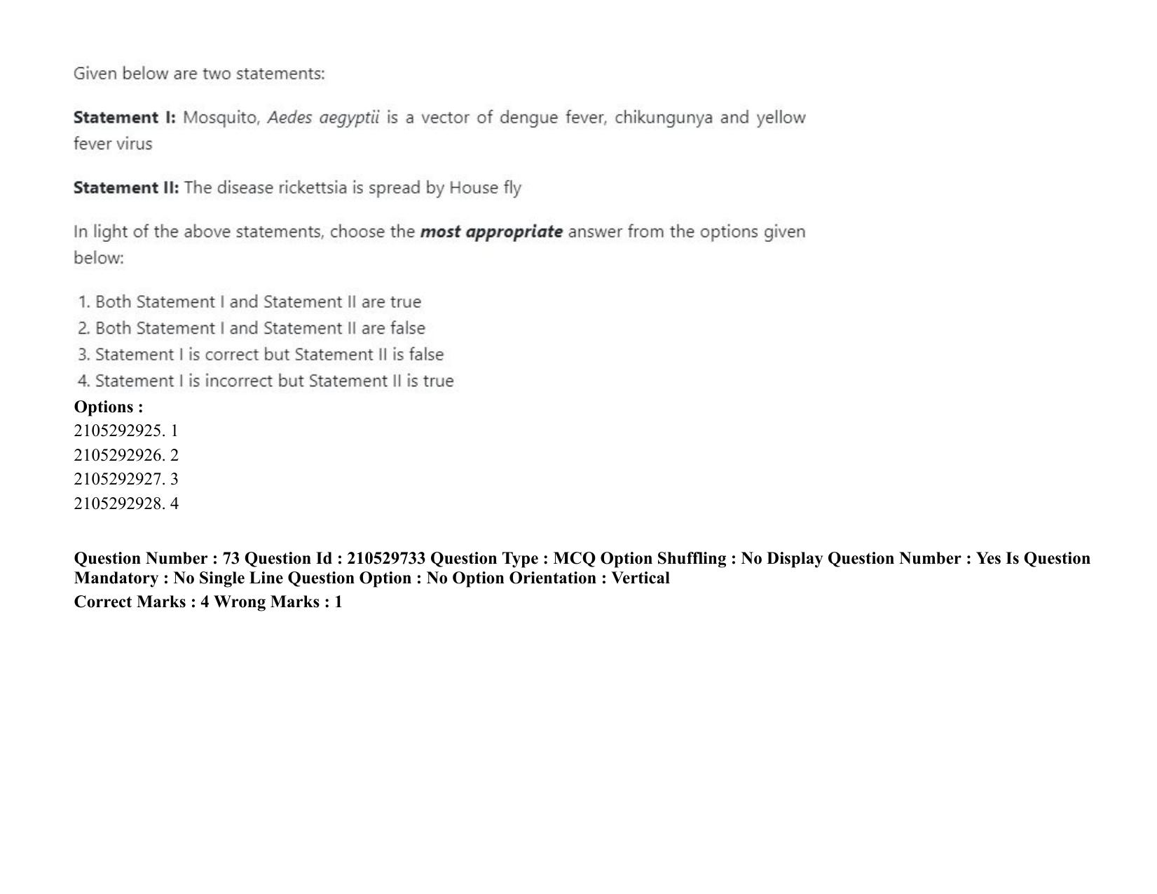 ICAR AIEEA PG 2020 ENTOMOLOGY AND NEMATOLOGY Question Paper - Page 41