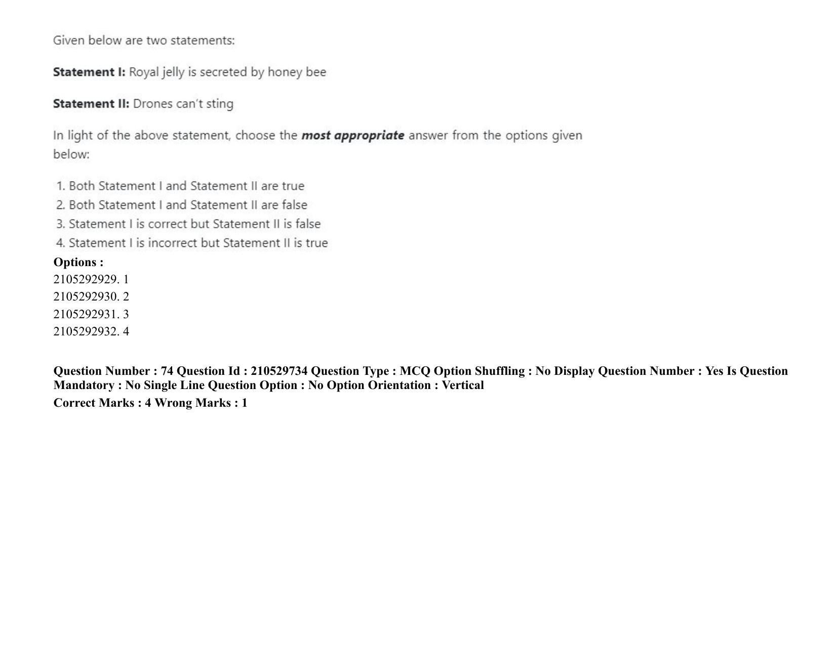 ICAR AIEEA PG 2020 ENTOMOLOGY AND NEMATOLOGY Question Paper - Page 42