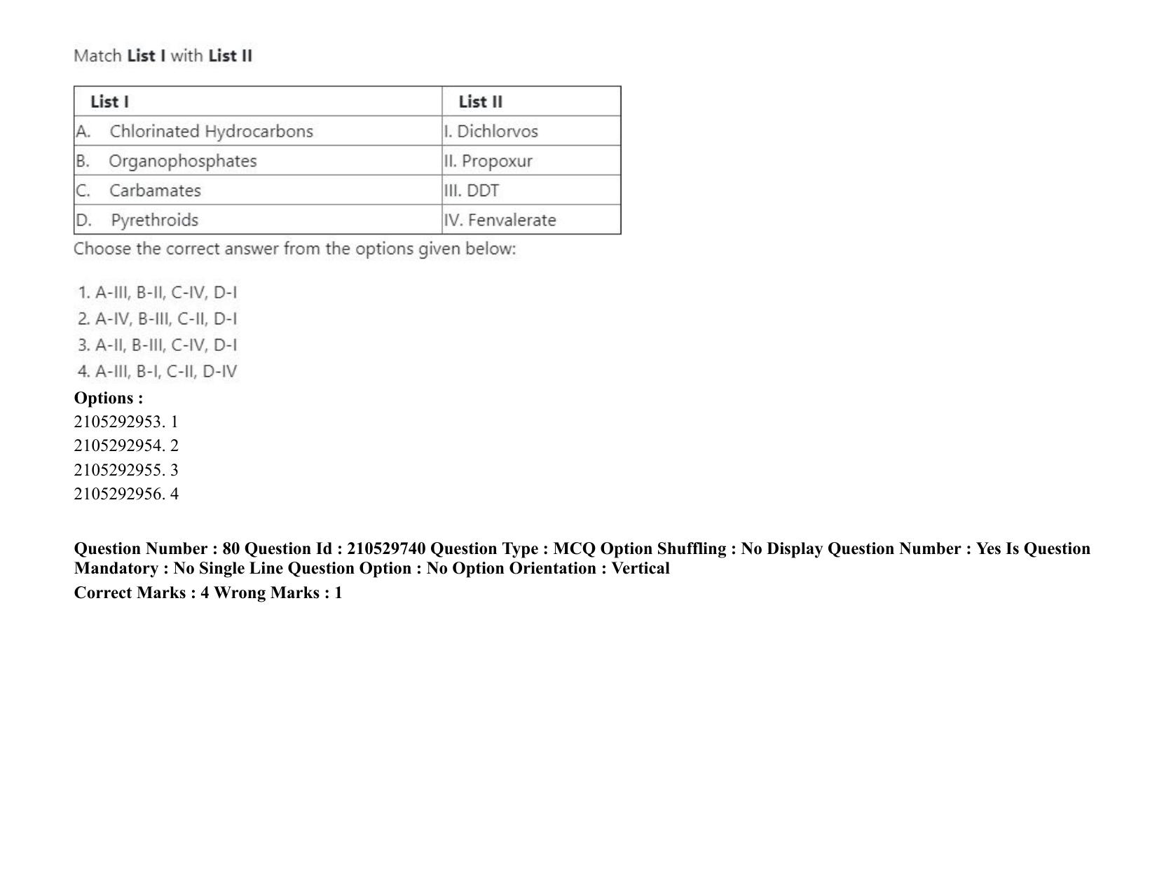 ICAR AIEEA PG 2020 ENTOMOLOGY AND NEMATOLOGY Question Paper - Page 48