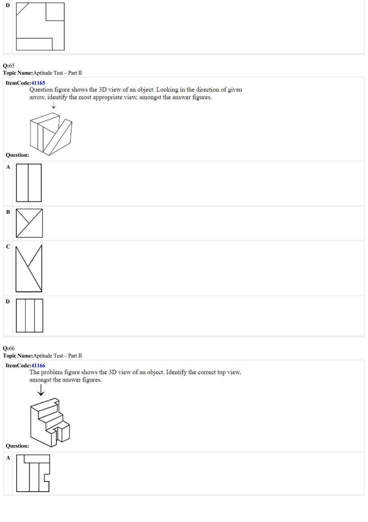 JEE Mains 2022: B Arch & B Planning English (Shift 2) 29-06-2022 Question Paper - Page 17