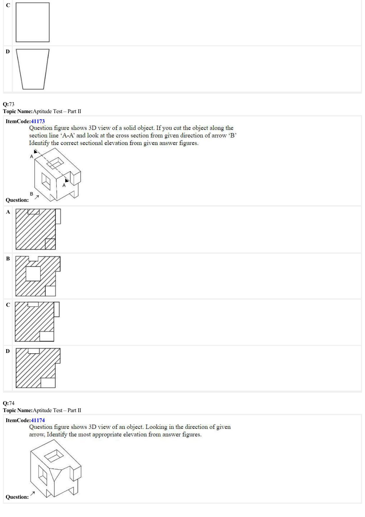 JEE Mains 2022: B Arch & B Planning English (Shift 2) 29-06-2022 Question Paper - Page 21