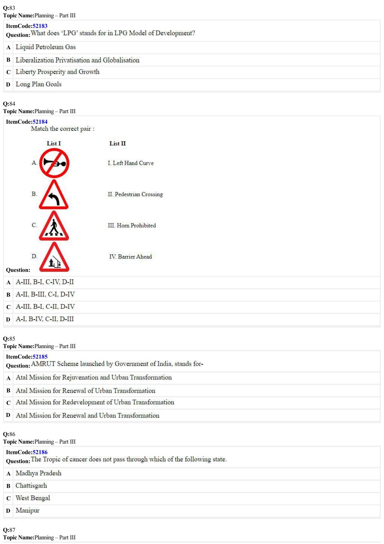 JEE Mains 2022: B Arch & B Planning English (Shift 2) 29-06-2022 Question Paper - Page 27