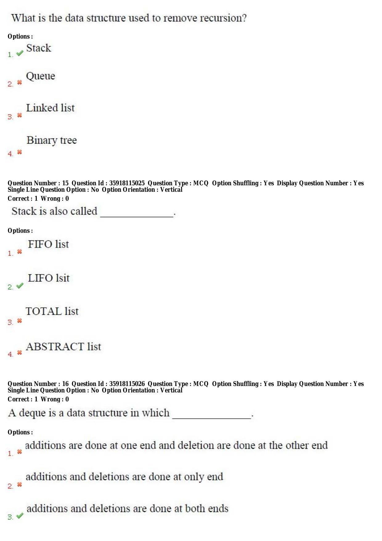 TS CPGET 2018 M.Sc. Computer Science (Shift 2) Question Paper with Answer Key - Page 7