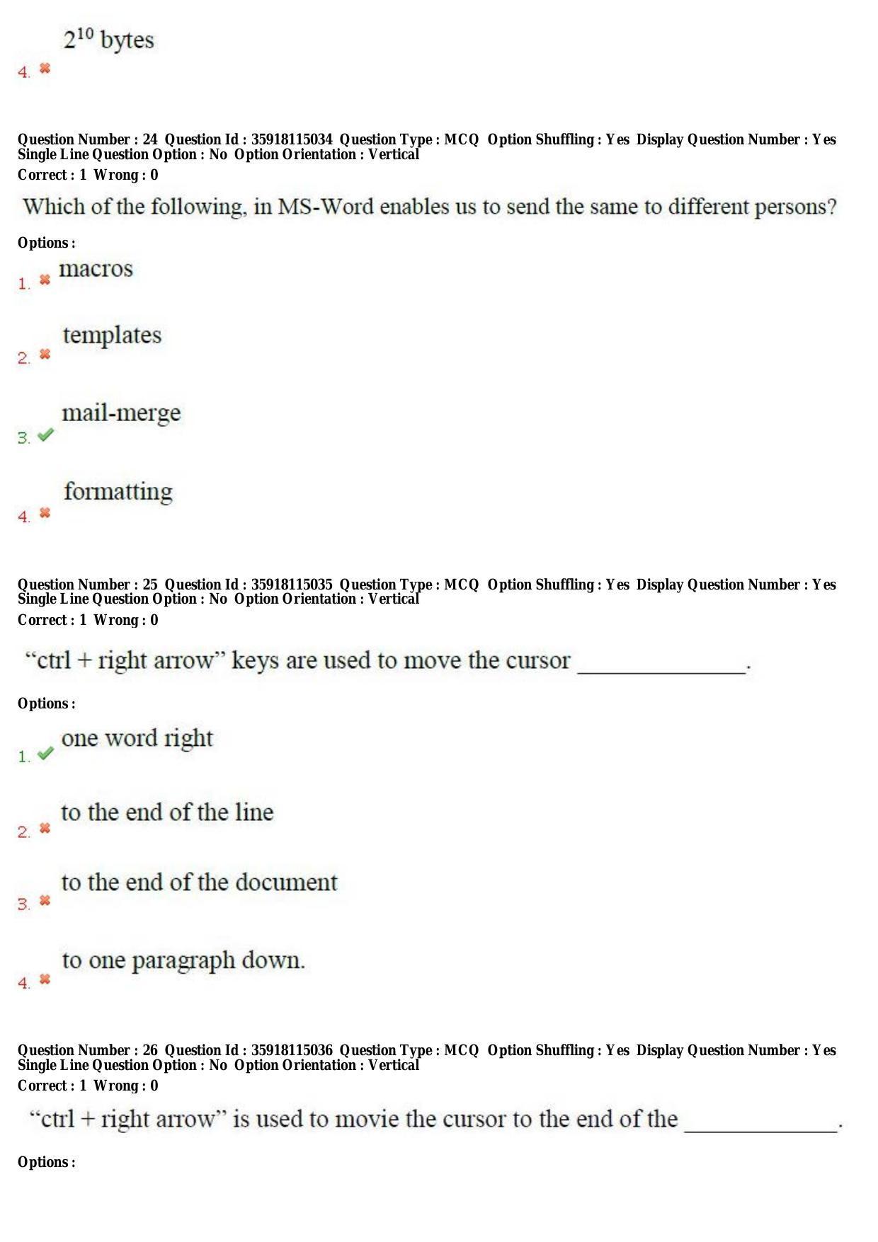 TS CPGET 2018 M.Sc. Computer Science (Shift 2) Question Paper with Answer Key - Page 11