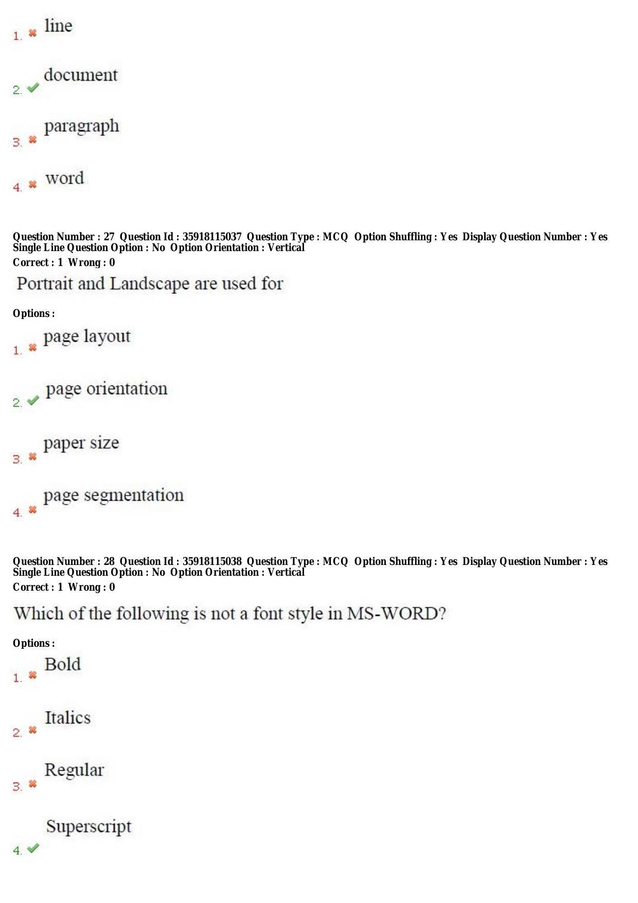 TS CPGET 2018 M.Sc. Computer Science (Shift 2) Question Paper with Answer Key - Page 12
