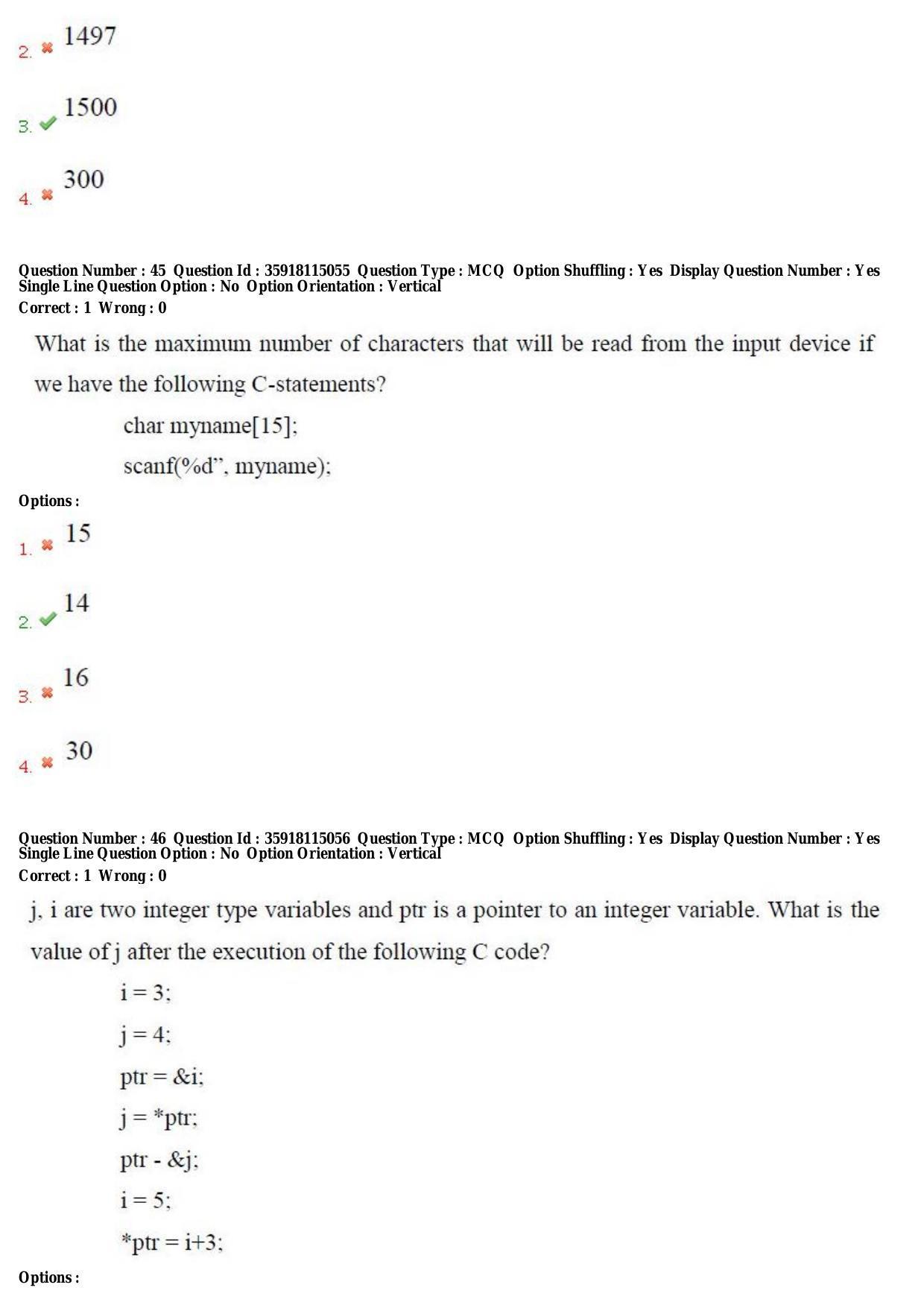 TS CPGET 2018 M.Sc. Computer Science (Shift 2) Question Paper with Answer Key - Page 20