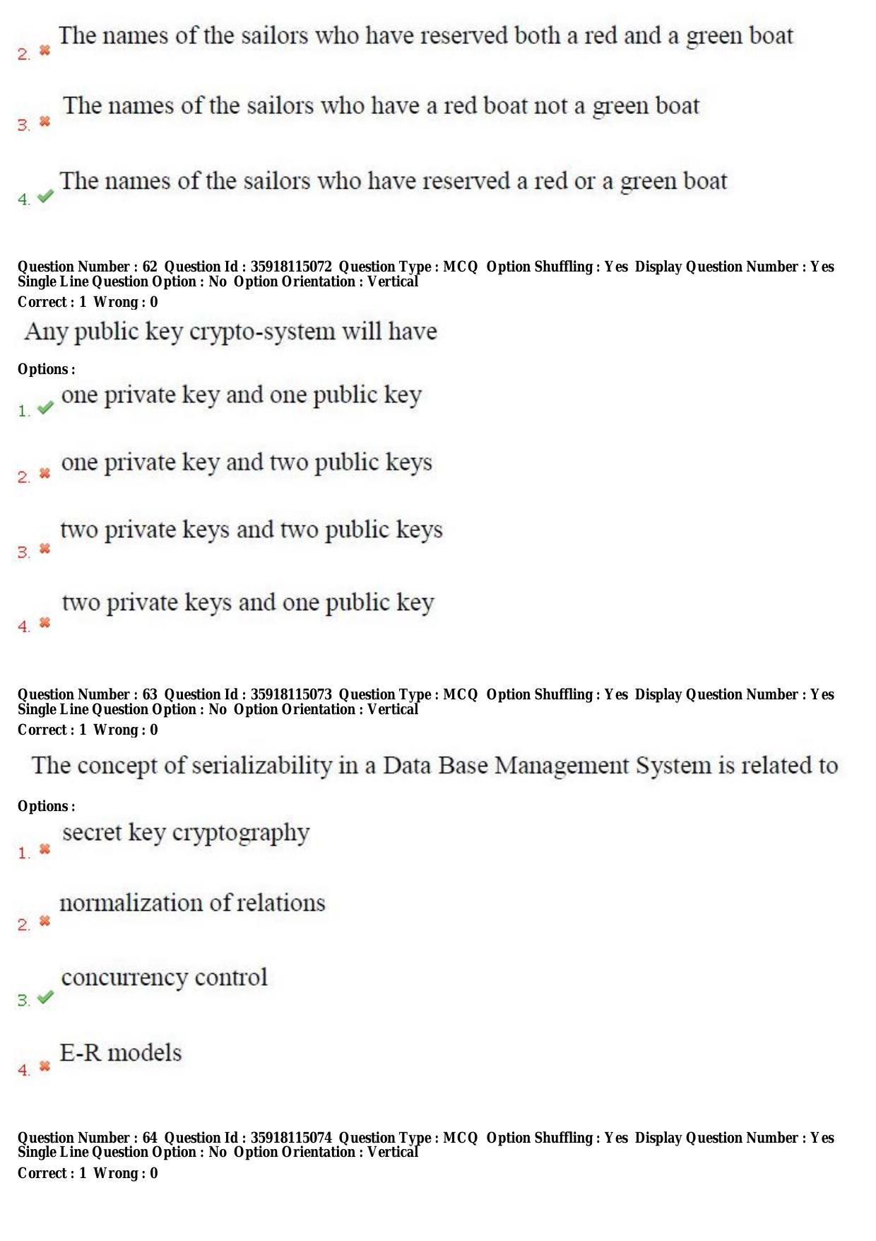 TS CPGET 2018 M.Sc. Computer Science (Shift 2) Question Paper with Answer Key - Page 28