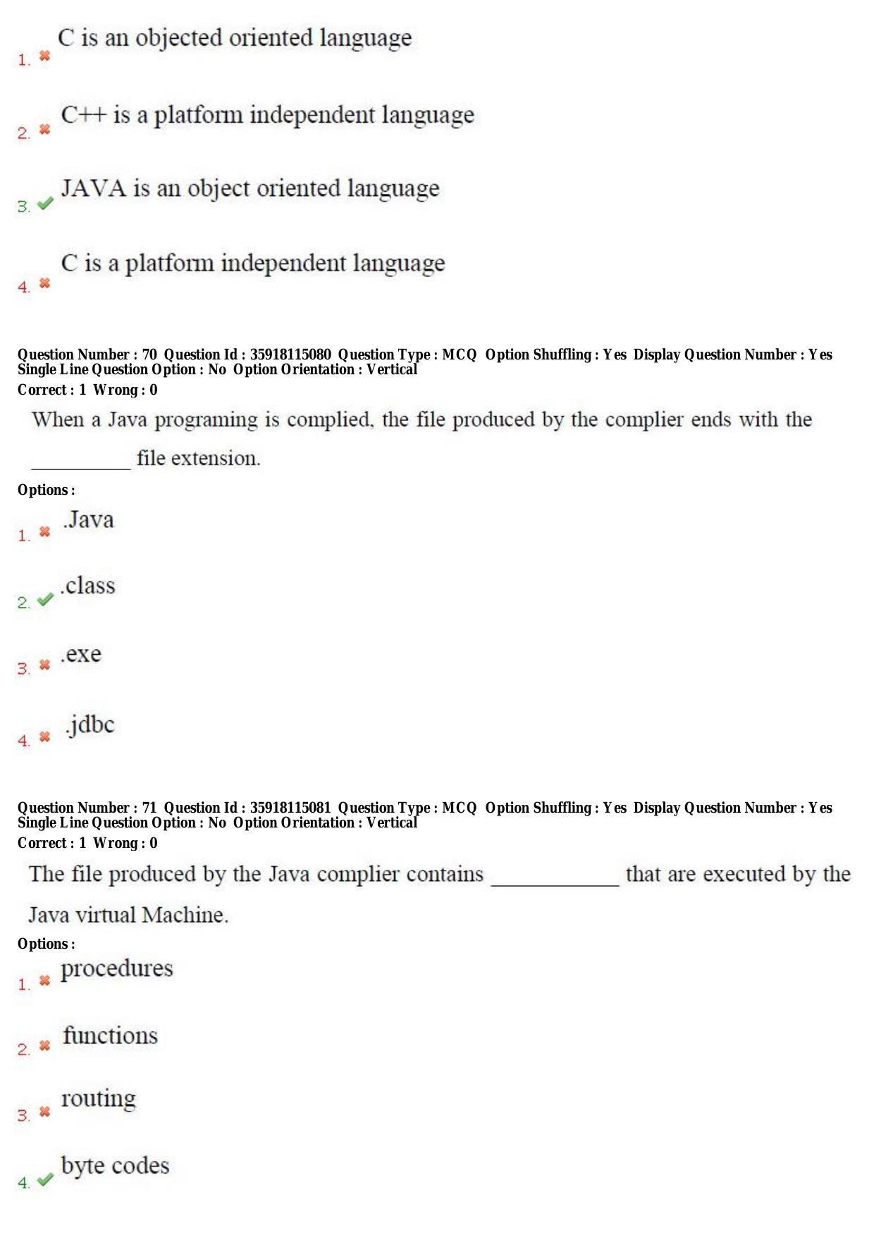 TS CPGET 2018 M.Sc. Computer Science (Shift 2) Question Paper with Answer Key - Page 31