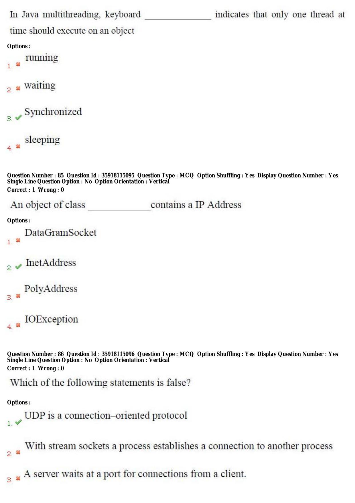 TS CPGET 2018 M.Sc. Computer Science (Shift 2) Question Paper with Answer Key - Page 38