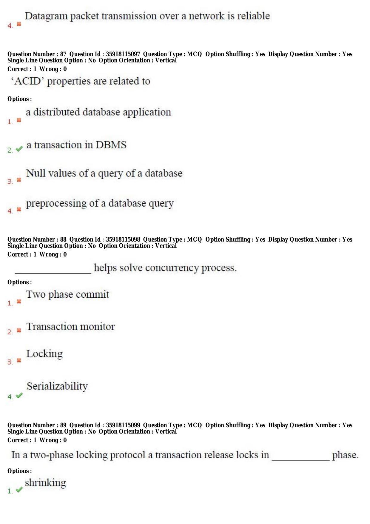 TS CPGET 2018 M.Sc. Computer Science (Shift 2) Question Paper with Answer Key - Page 39