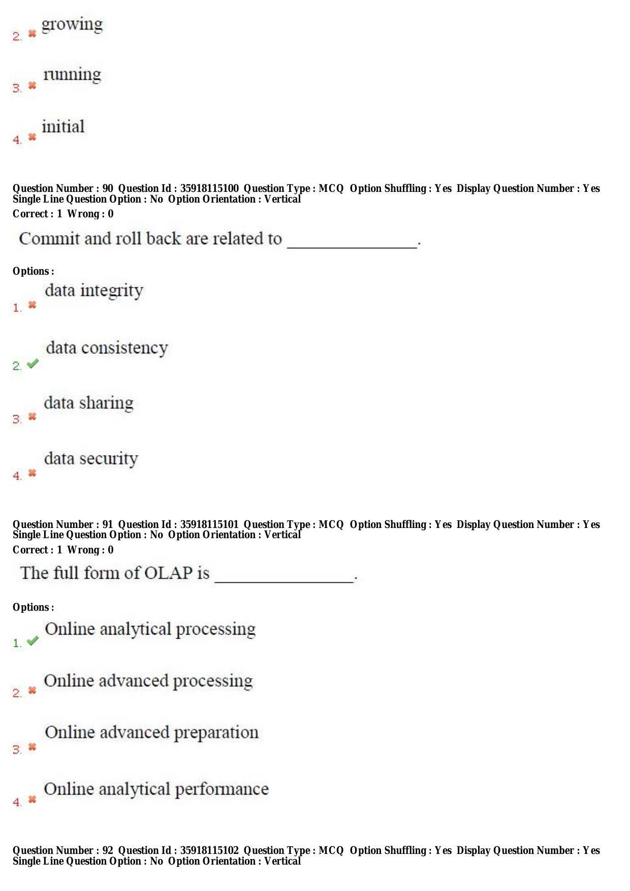 TS CPGET 2018 M.Sc. Computer Science (Shift 2) Question Paper with Answer Key - Page 40