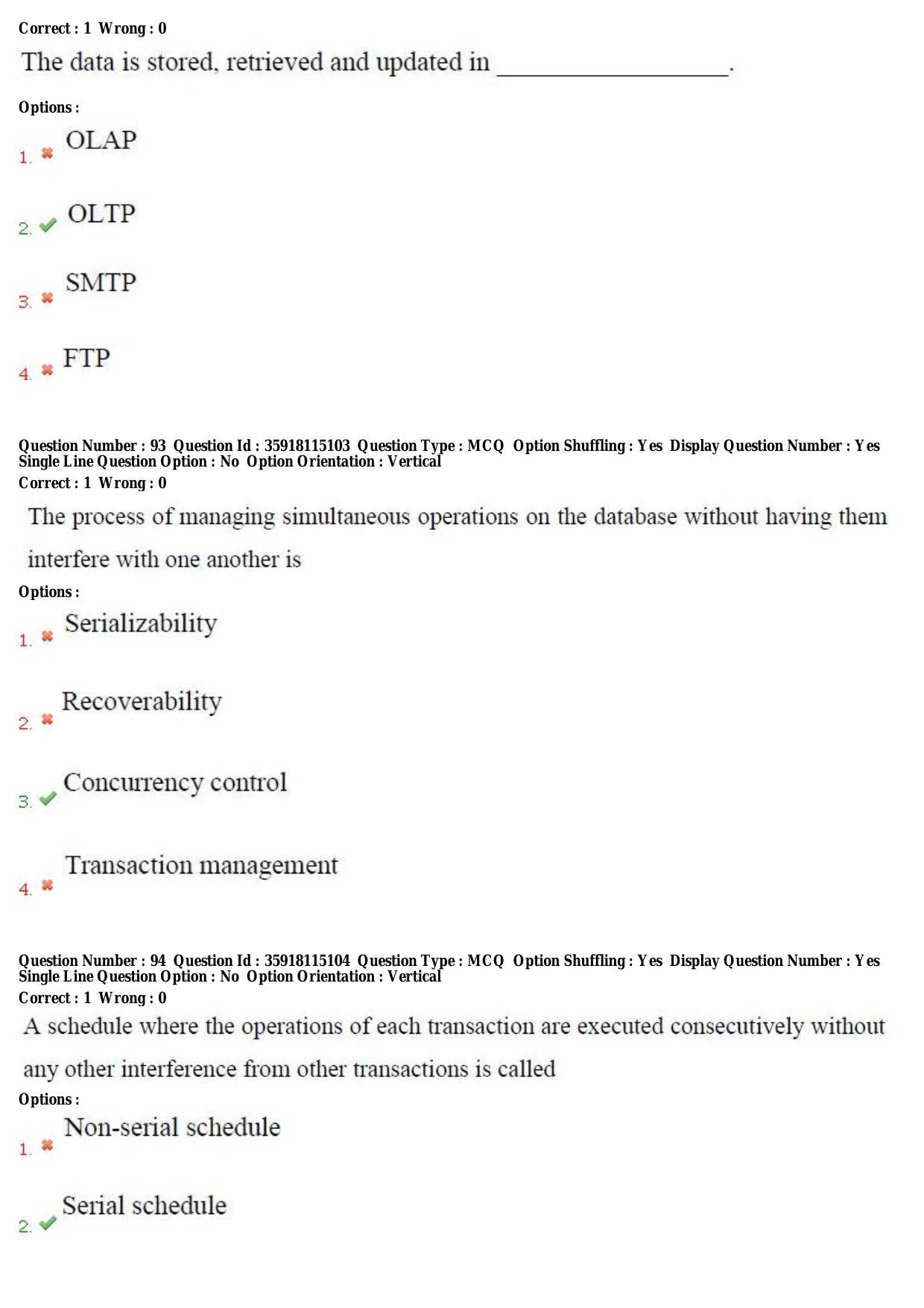 TS CPGET 2018 M.Sc. Computer Science (Shift 2) Question Paper with Answer Key - Page 41