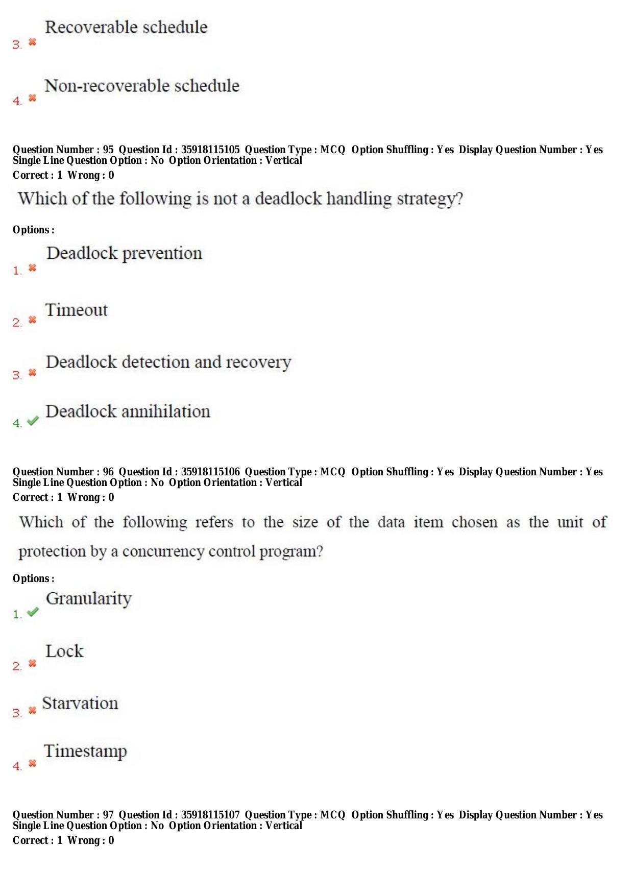 TS CPGET 2018 M.Sc. Computer Science (Shift 2) Question Paper with Answer Key - Page 42