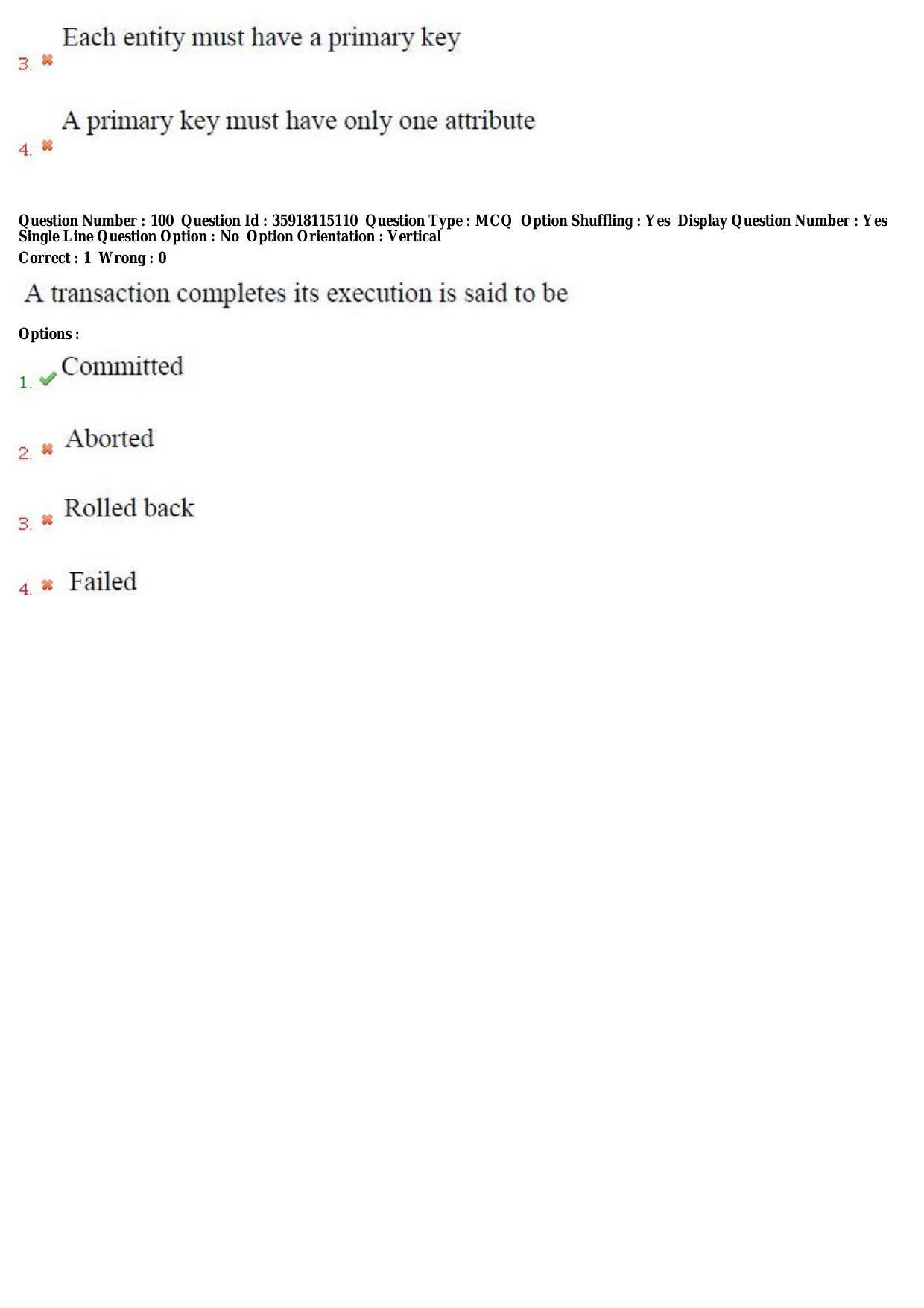 TS CPGET 2018 M.Sc. Computer Science (Shift 2) Question Paper with Answer Key - Page 44