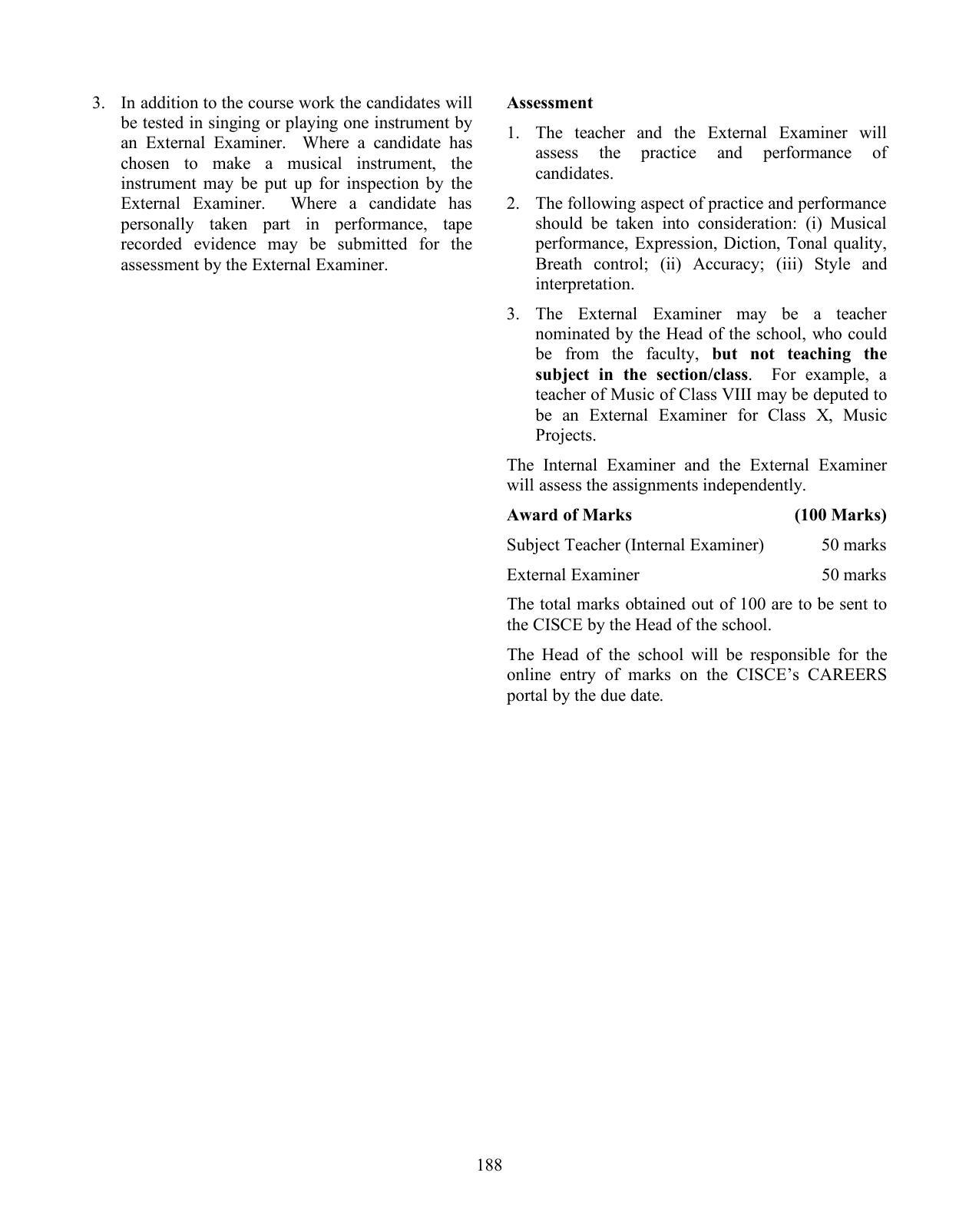 ICSE Performing Arts Syllabus 2026 - Page 7