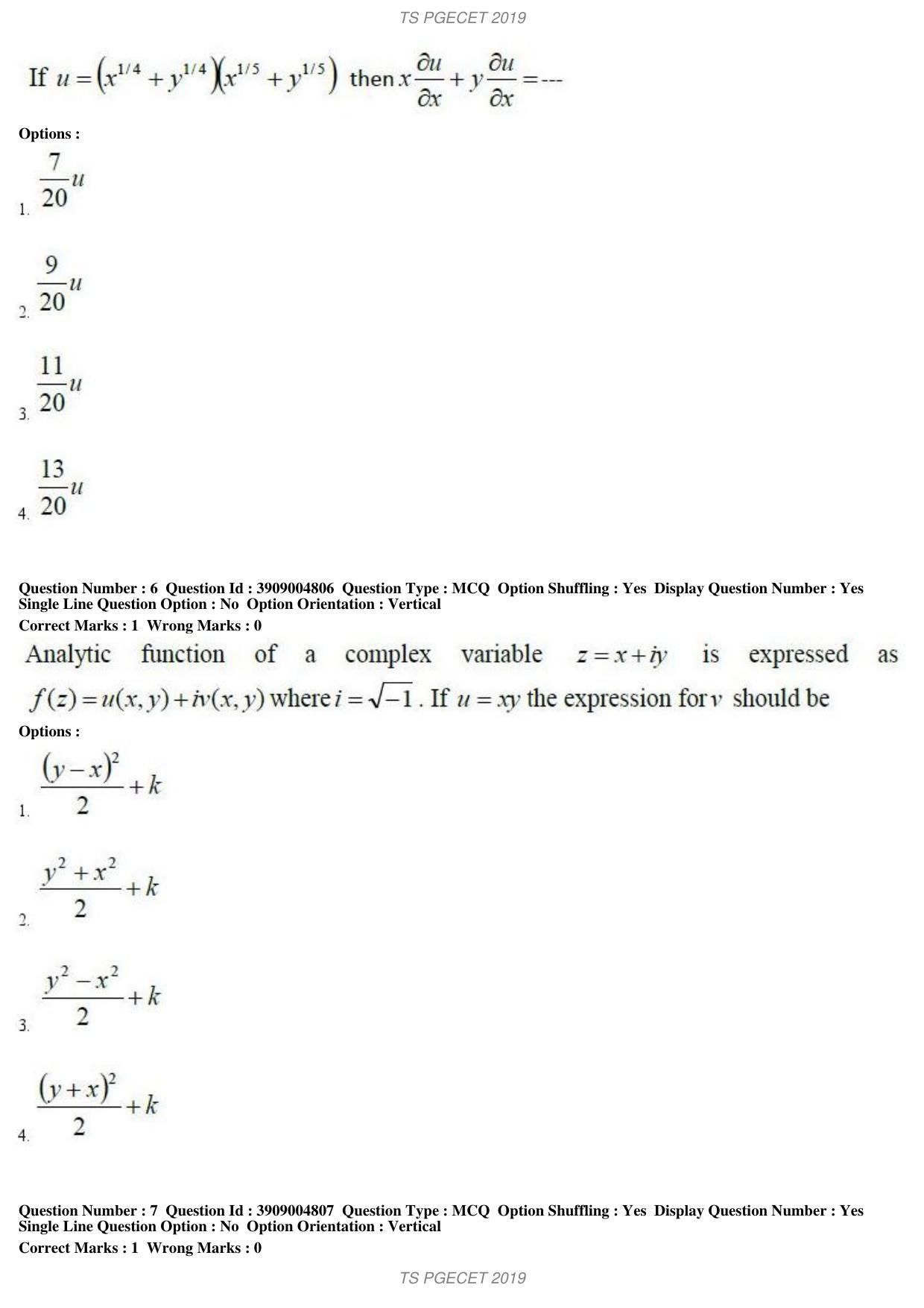 TS PGECET 2019: Geo Engineering and Geo Informatics Question Papers - Page 4