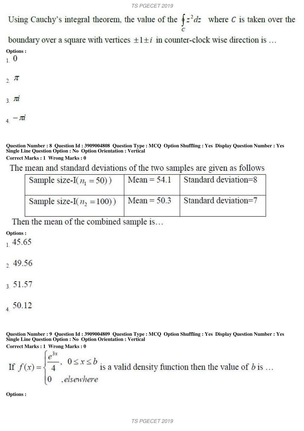 TS PGECET 2019: Geo Engineering and Geo Informatics Question Papers - Page 5