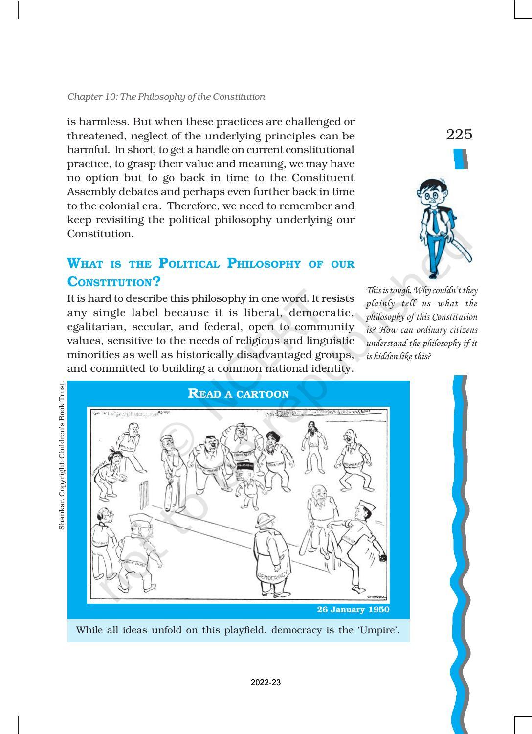 NCERT Book for Class 11 Political Science (Indian Constitution at Work) Chapter 10 The Philosophy of the Constitution - Page 6
