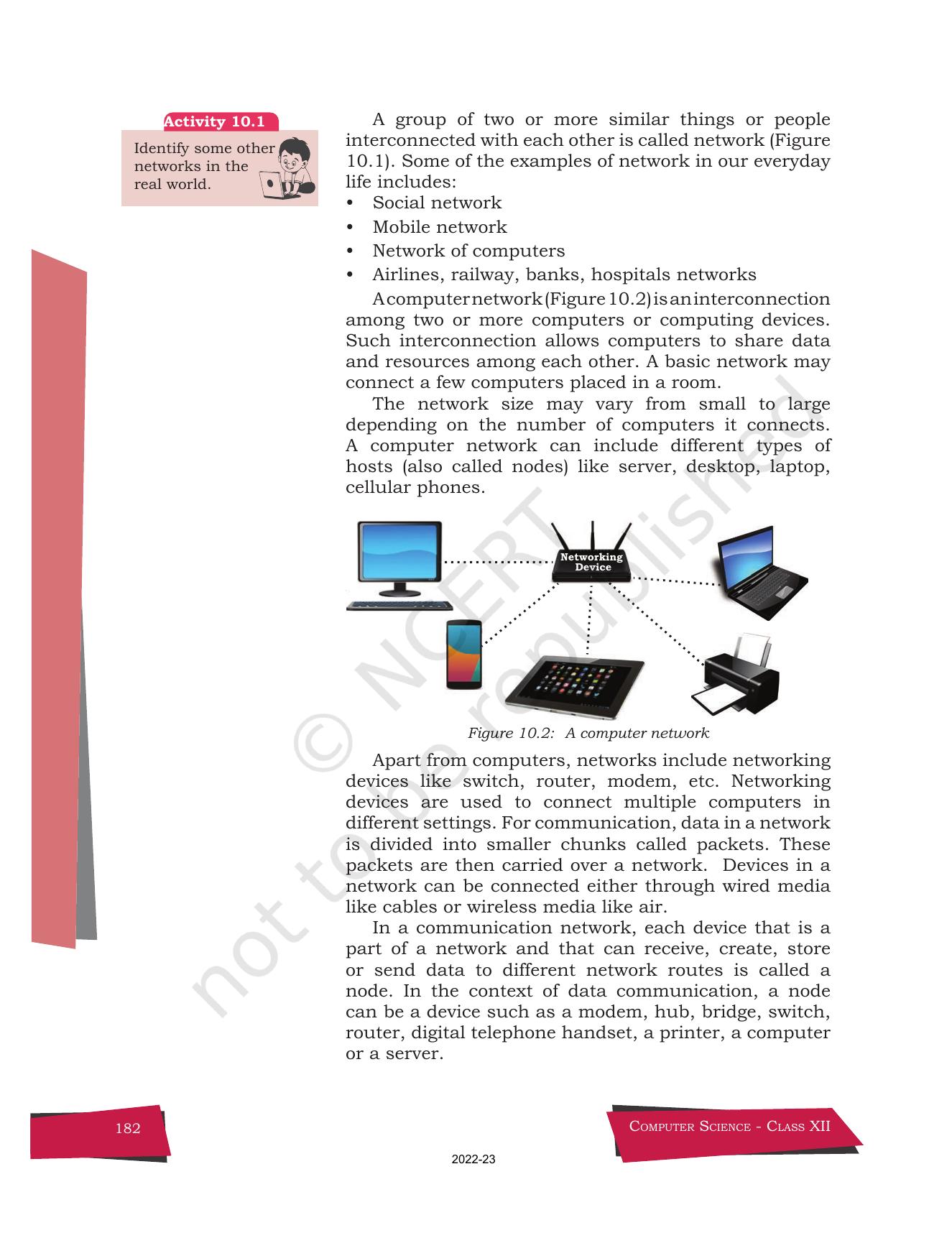 NCERT Book for Class 12 Computer Science Chapter 10 Computer Networks - Page 2