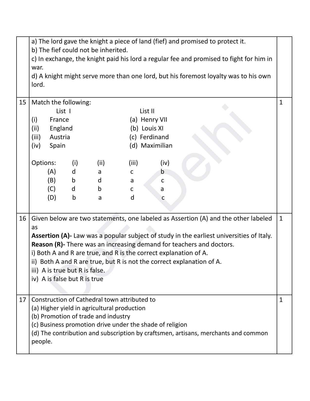 Edudel Class 11 History (English) Practice Papers-1 (2023-24) - Page 4