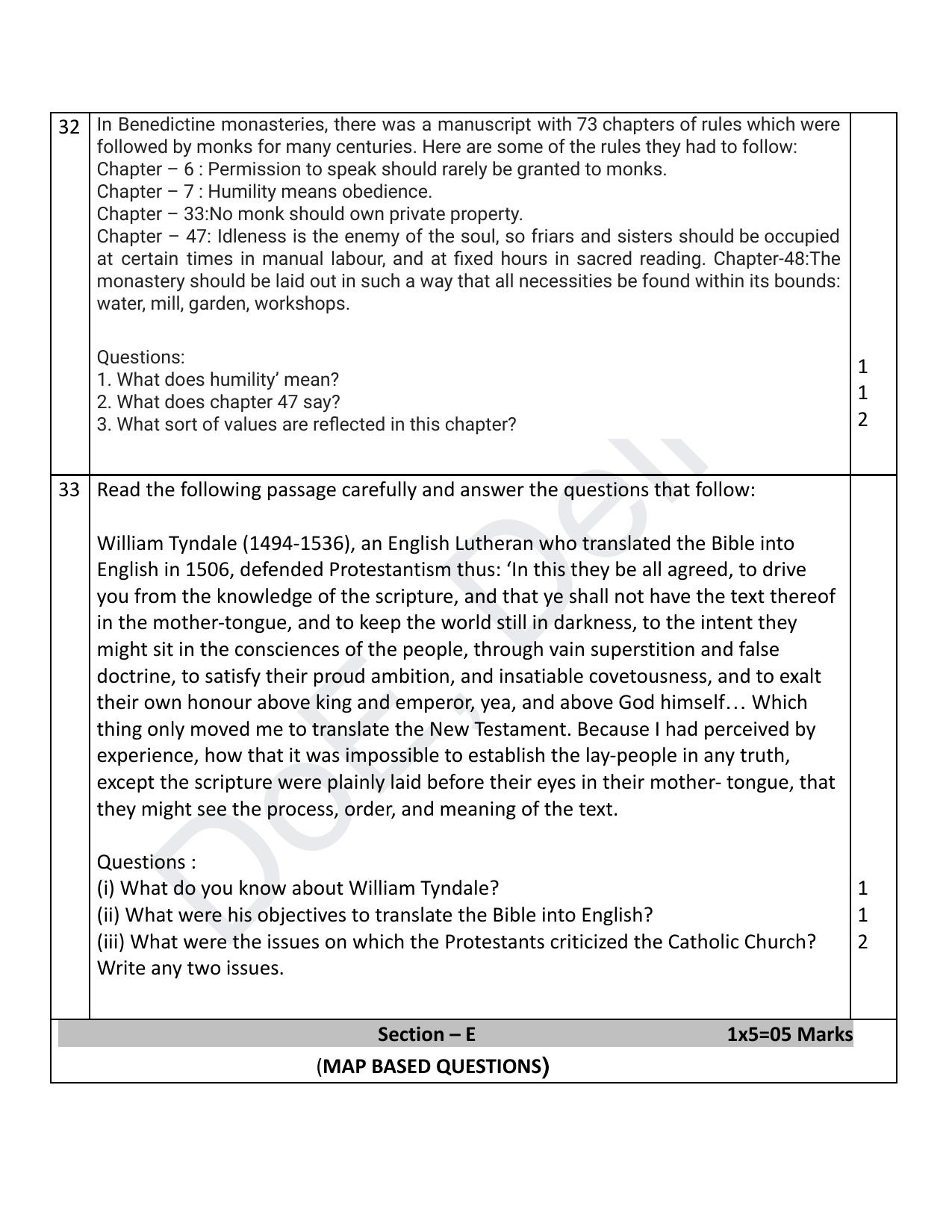 Edudel Class 11 History (English) Practice Papers-1 (2023-24) - Page 8