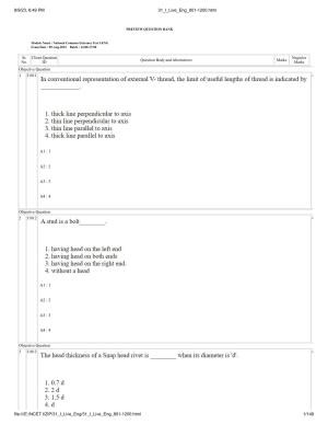 NCET 2023 Question Paper (English Q 801-1200)