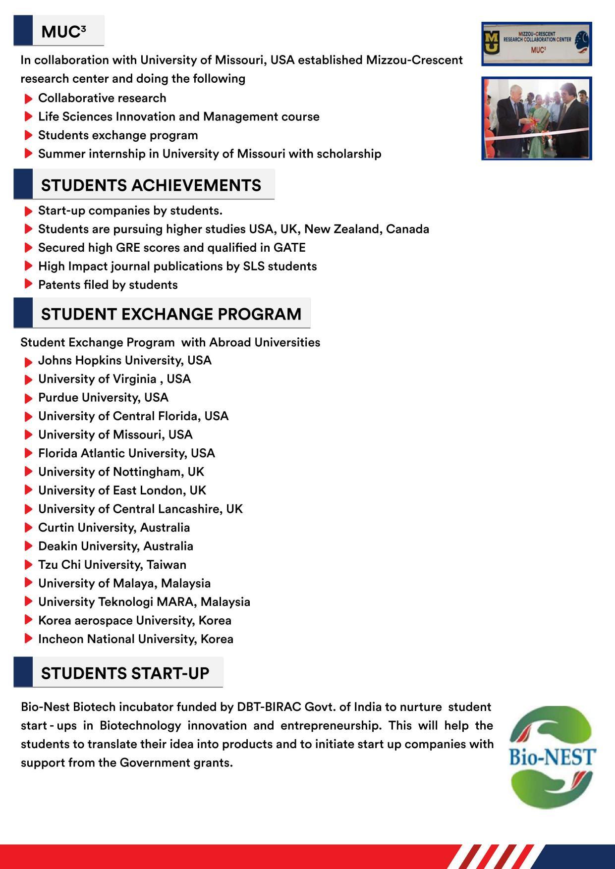 B.S. Abdur Rahman University B.Tech Brochure 2022-23 - Page 3
