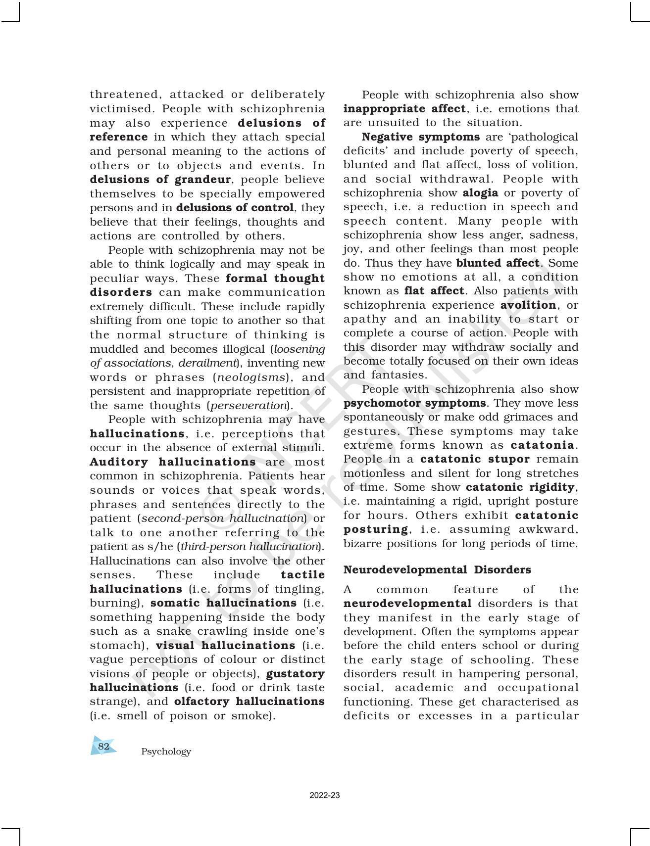 NCERT Book for Class 12 Psychology Chapter 4 Psychological Disorders - Page 14