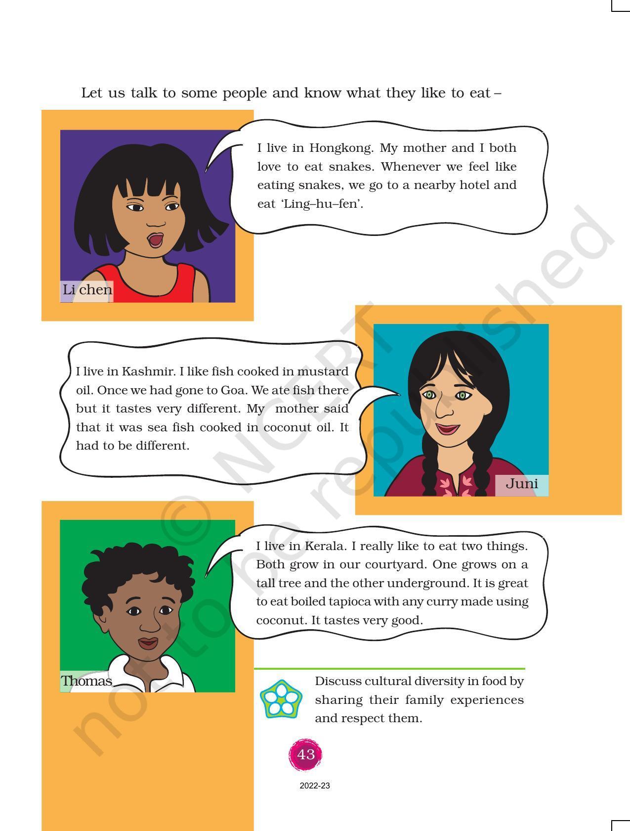 NCERT Book for Class 3 EVS Chapter 6-Foods We Eat - Page 6