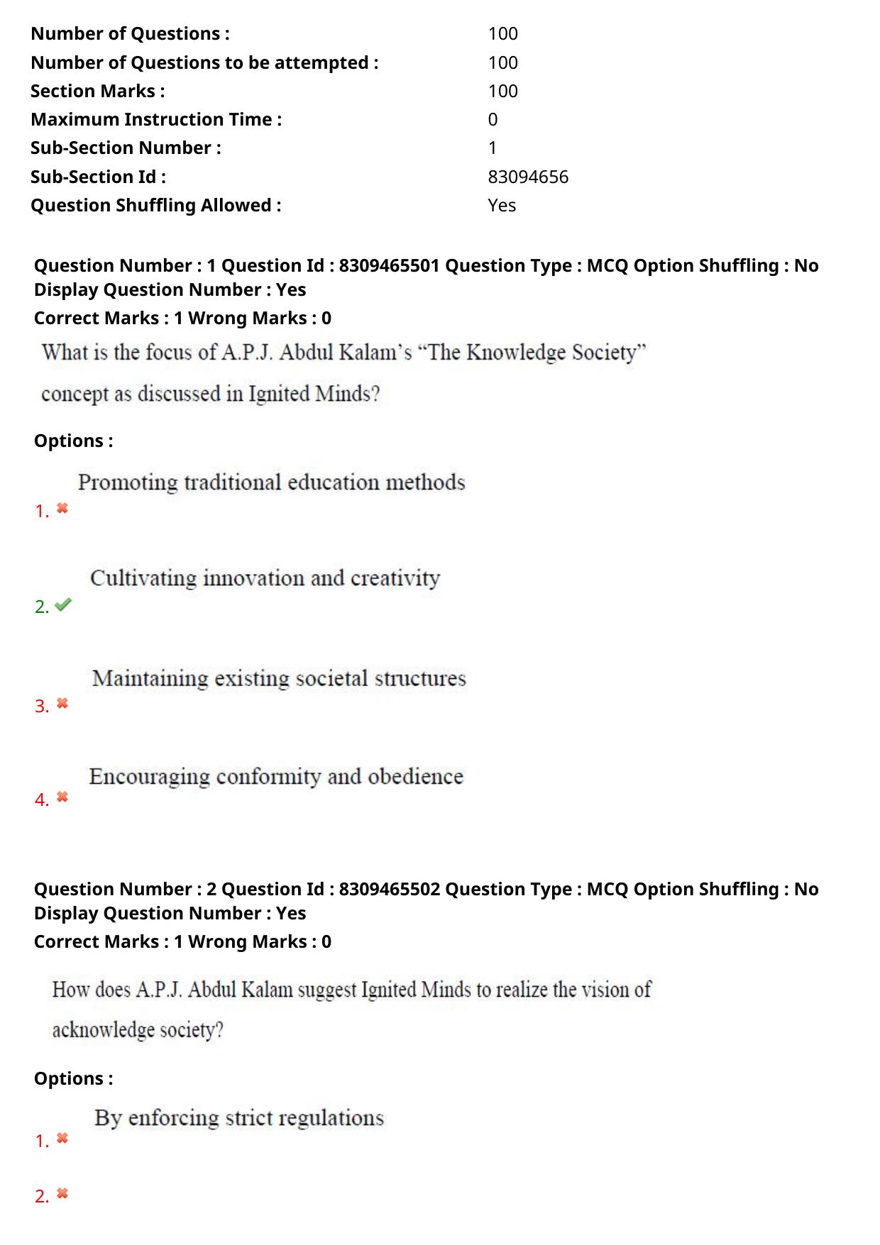 APPGCET 2024 English Paper with Answer Key - Page 2