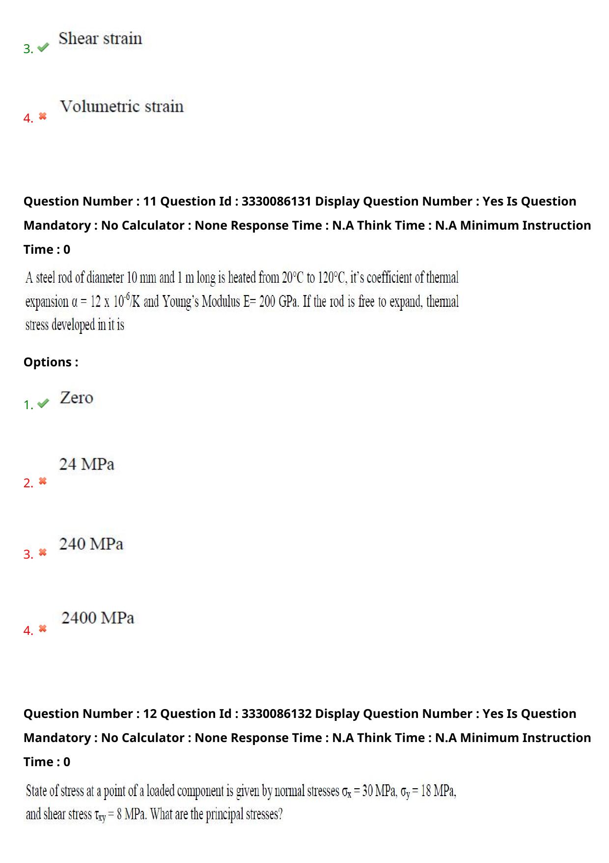 AP PGECET 2024 Mechanical Engineering Question Paper with Preliminary Key - Page 9