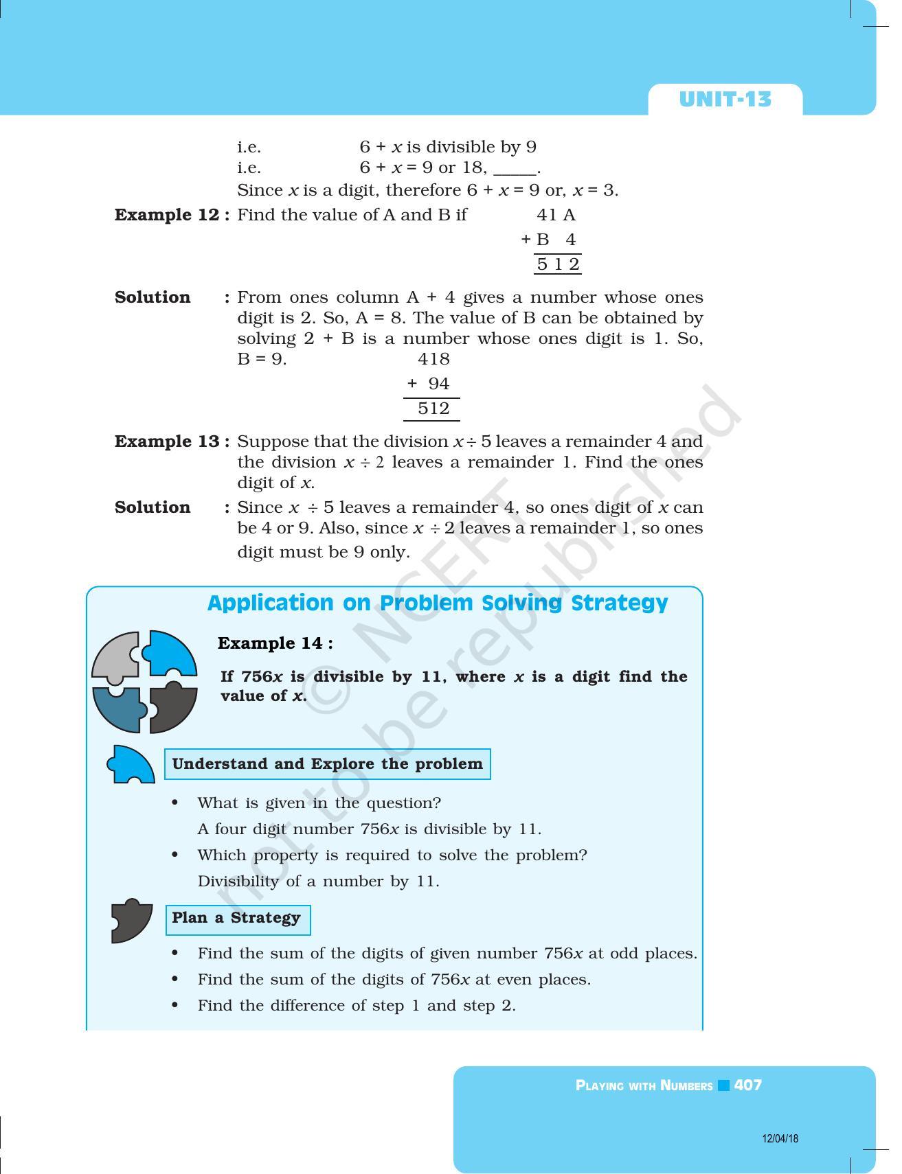 NCERT Exemplar Book for Class 8 Maths: Chapter 13- Playing with Numbers - Page 3