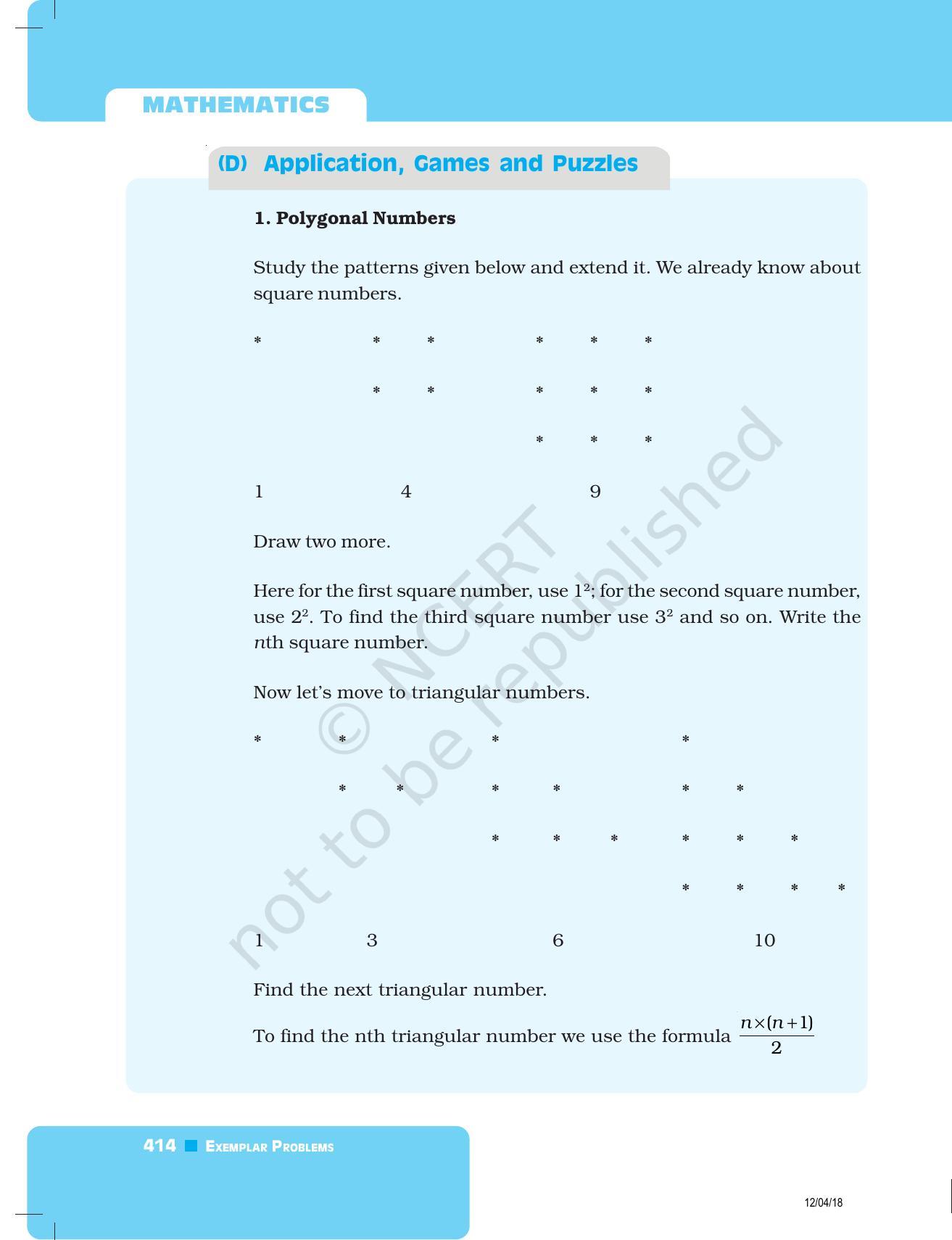 NCERT Exemplar Book for Class 8 Maths: Chapter 13- Playing with Numbers - Page 10