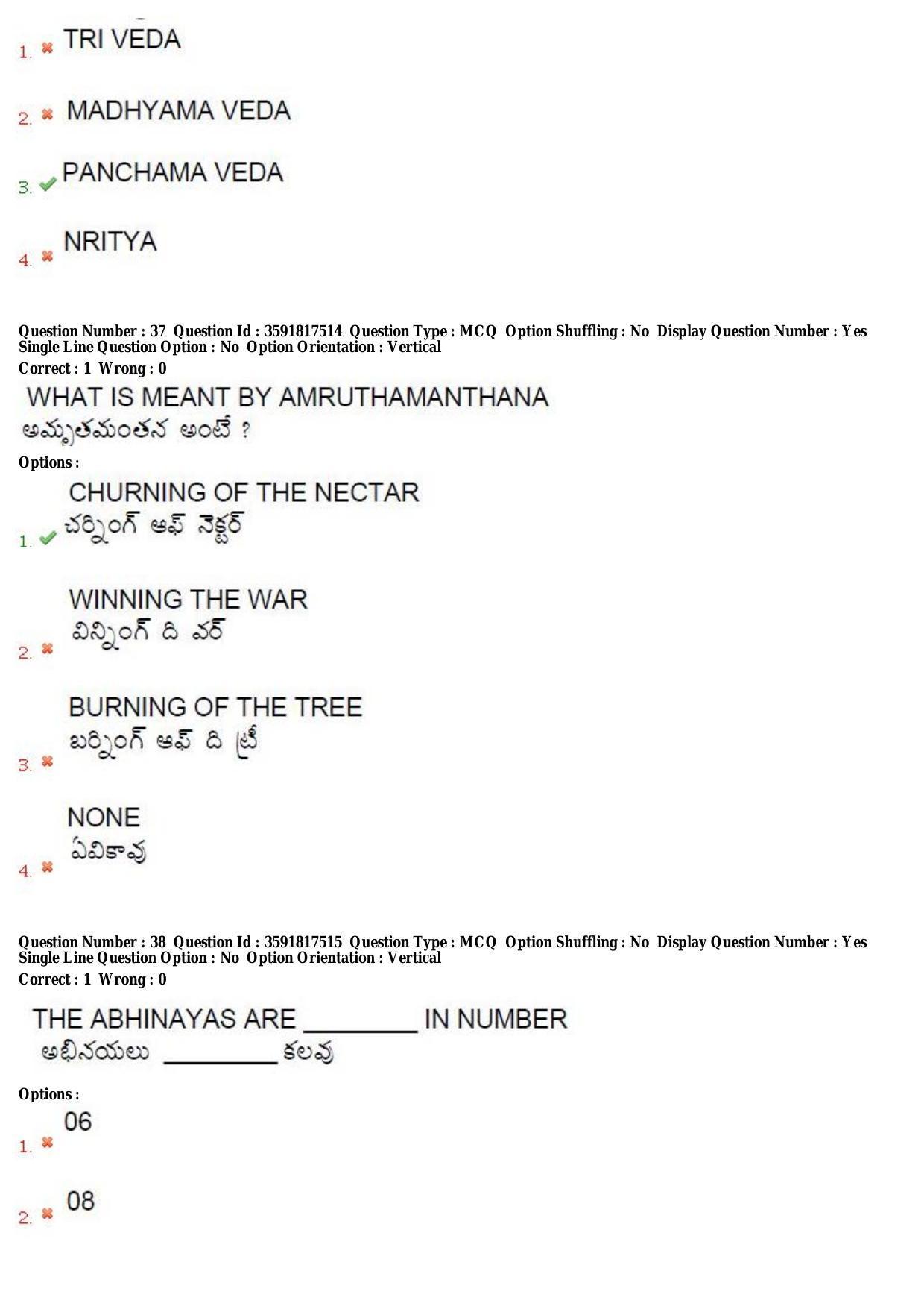 TS CPGET 2018 M.A. Theatre Arts (Shift 3) Question Paper with Answer Key - Page 16