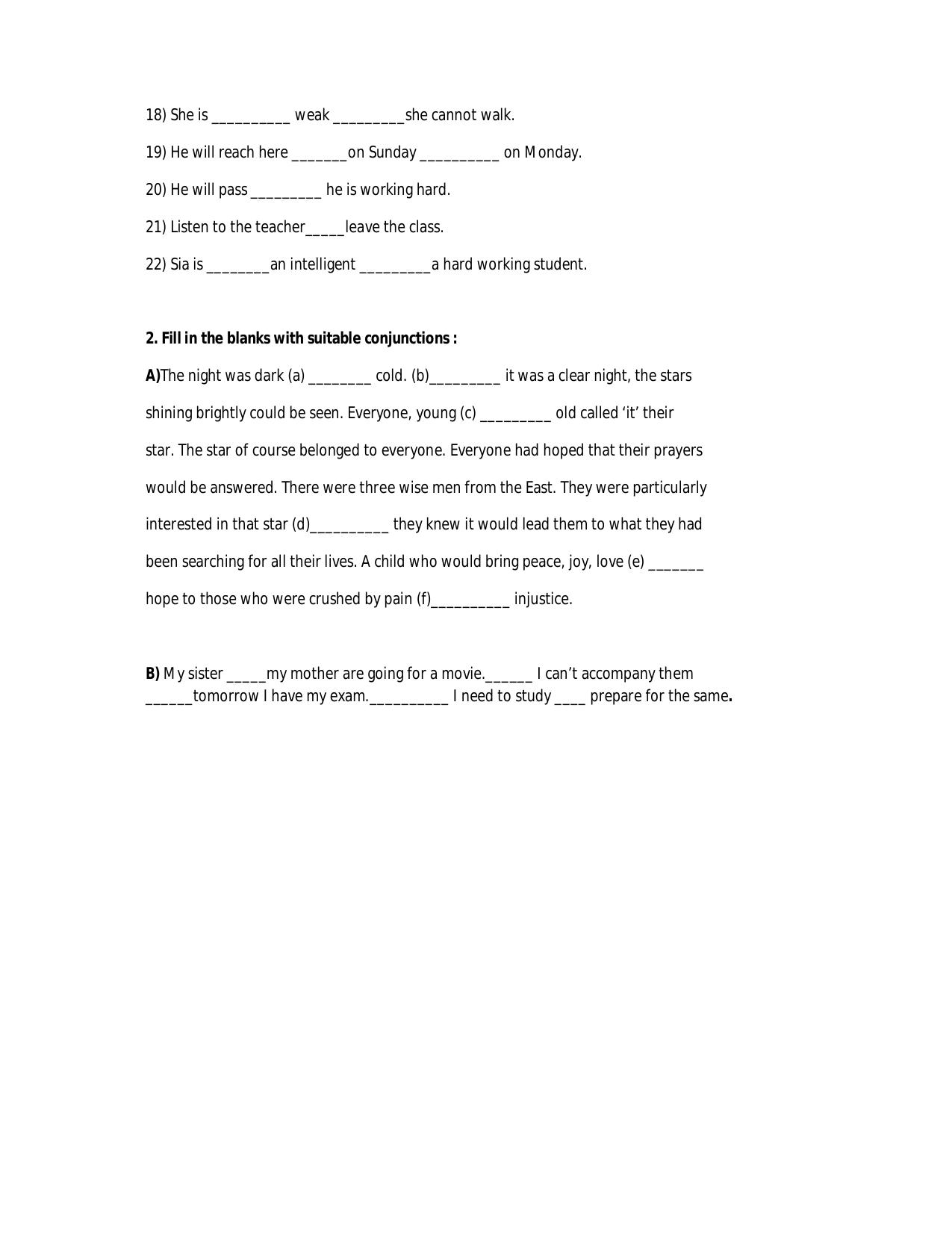 CBSE Worksheets for Class 6 English Practice Assignment 24 - Page 2