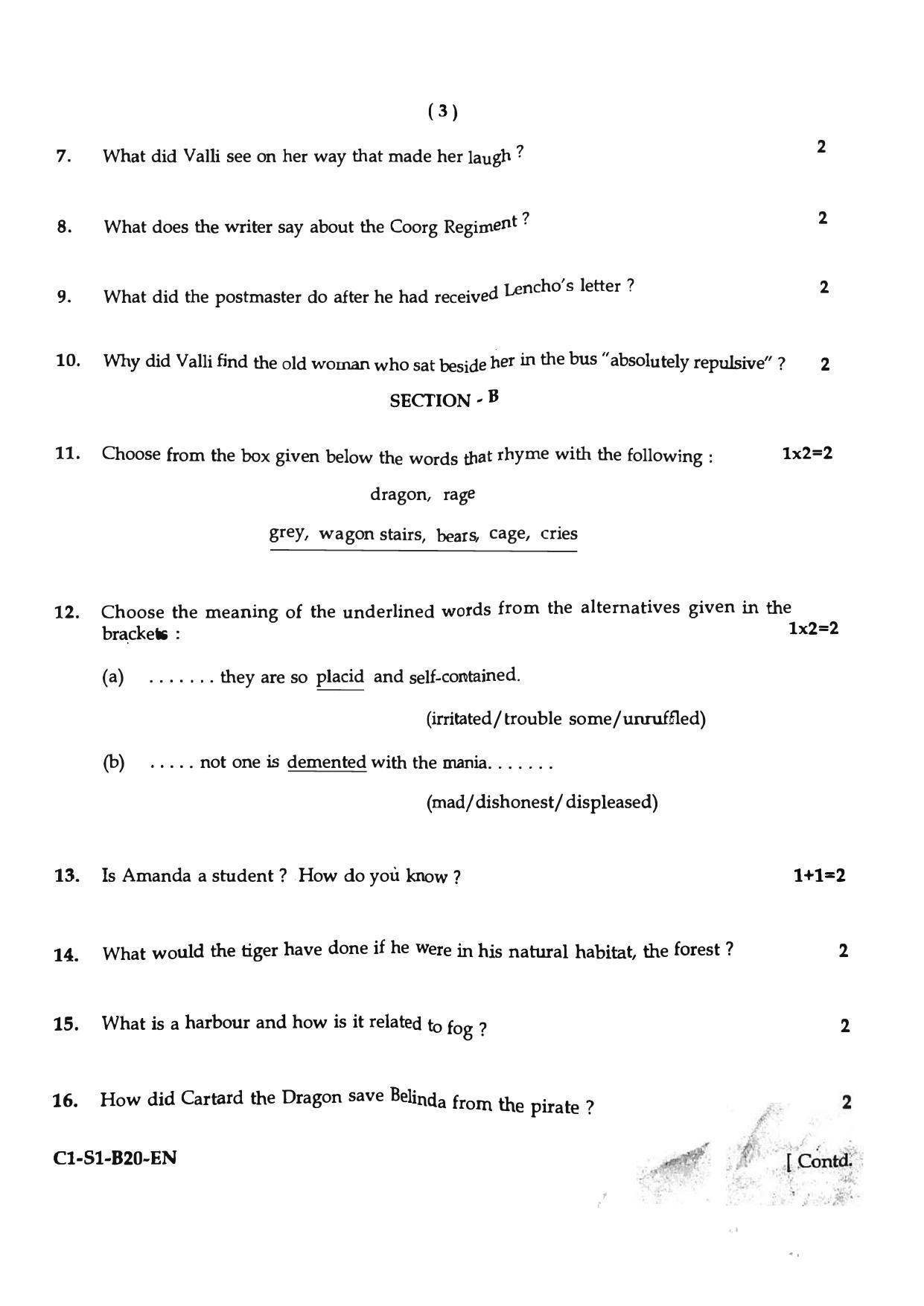 SEBA HSLC English Question Paper 2020 - Page 4