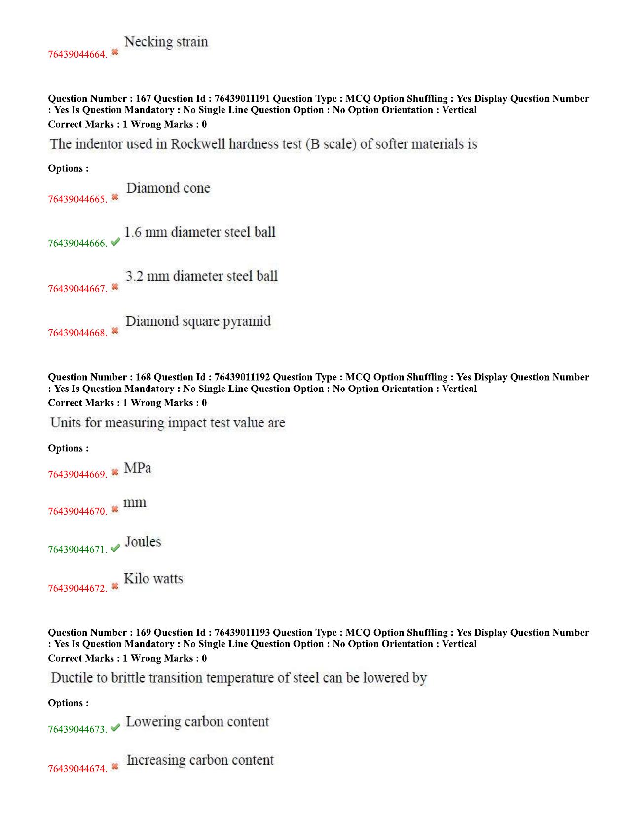 TS ECET 2020 Metallurgy Engineering Question Paper - Page 68