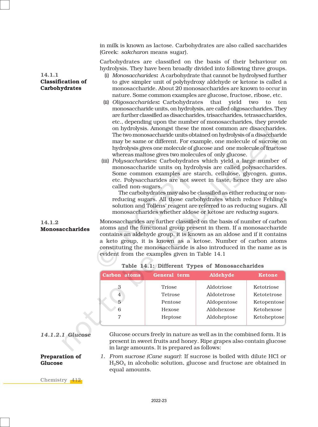 NCERT Book for Class 12 Chemistry Chapter 14 Biomolecules - Page 2