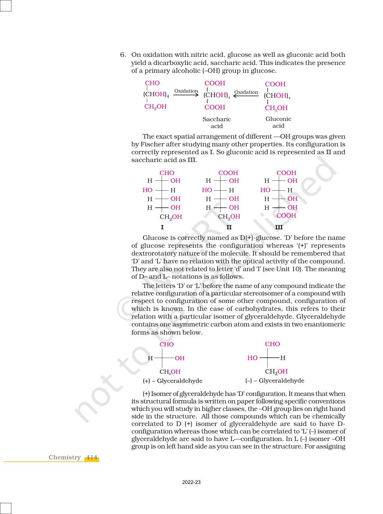 NCERT Book for Class 12 Chemistry Chapter 14 Biomolecules - Page 4